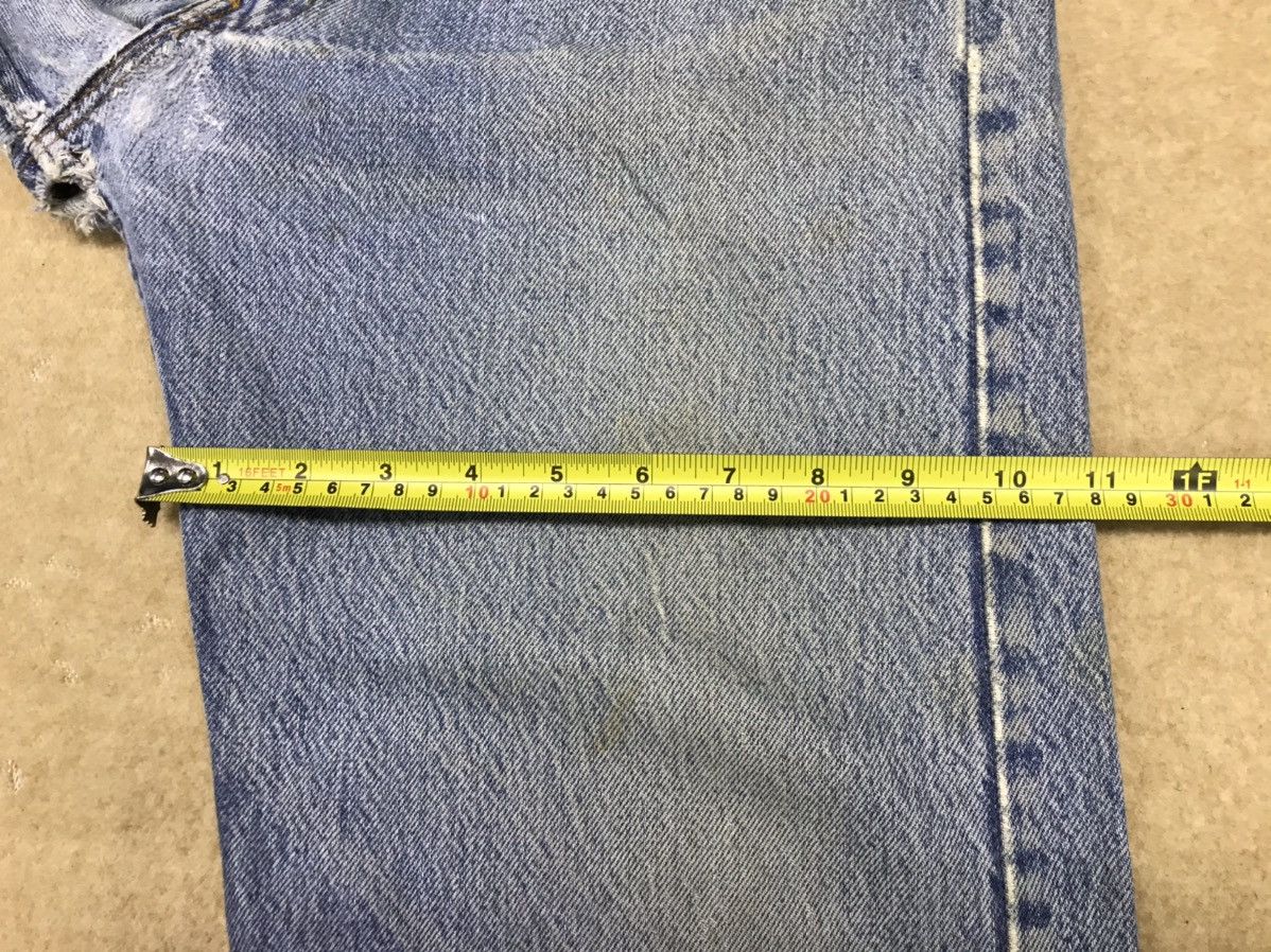 Levi's Vintage Clothing × Vintage Vintage Levi’s 501 Distressed Denim Made In USA 34x32 Size US 34 / EU 50 - 14 Thumbnail