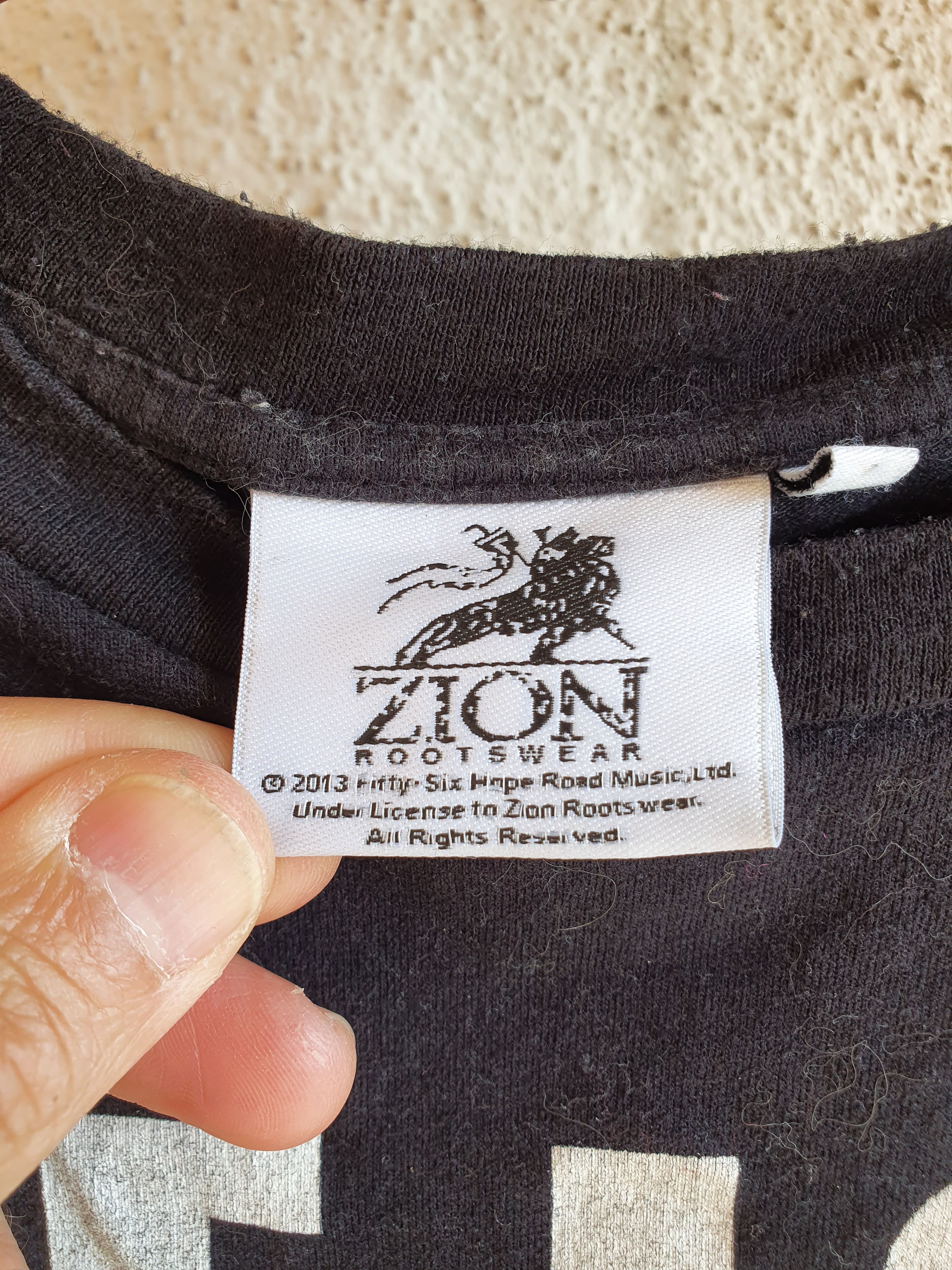 Zion Rootswear One Love Bob Marley Zion Rootswear 2013 t-shirt,sz M? Size M / US 6-8 / IT 42-44 - 2 Thumbnail