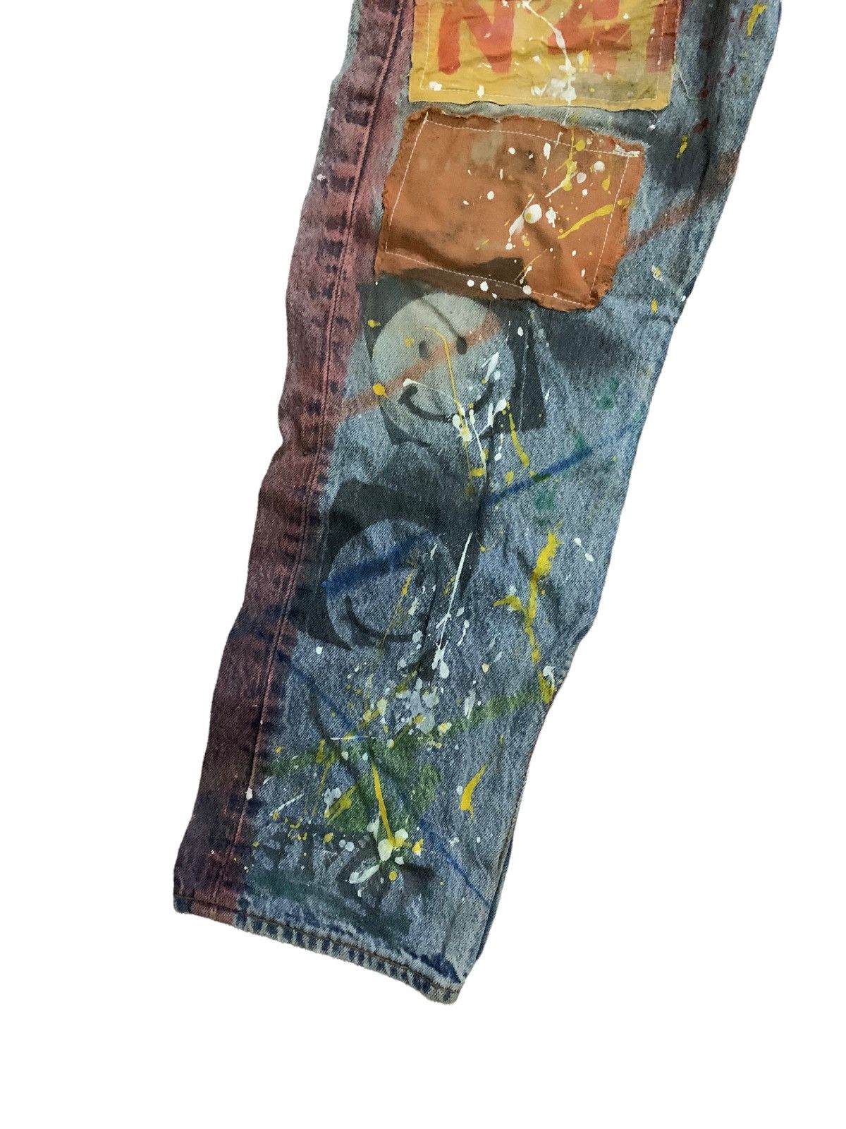 Levi's 🔥Vintage Levi’s 501 Over Design Creation by Kousuke Matsui Size US 31 - 5 Thumbnail