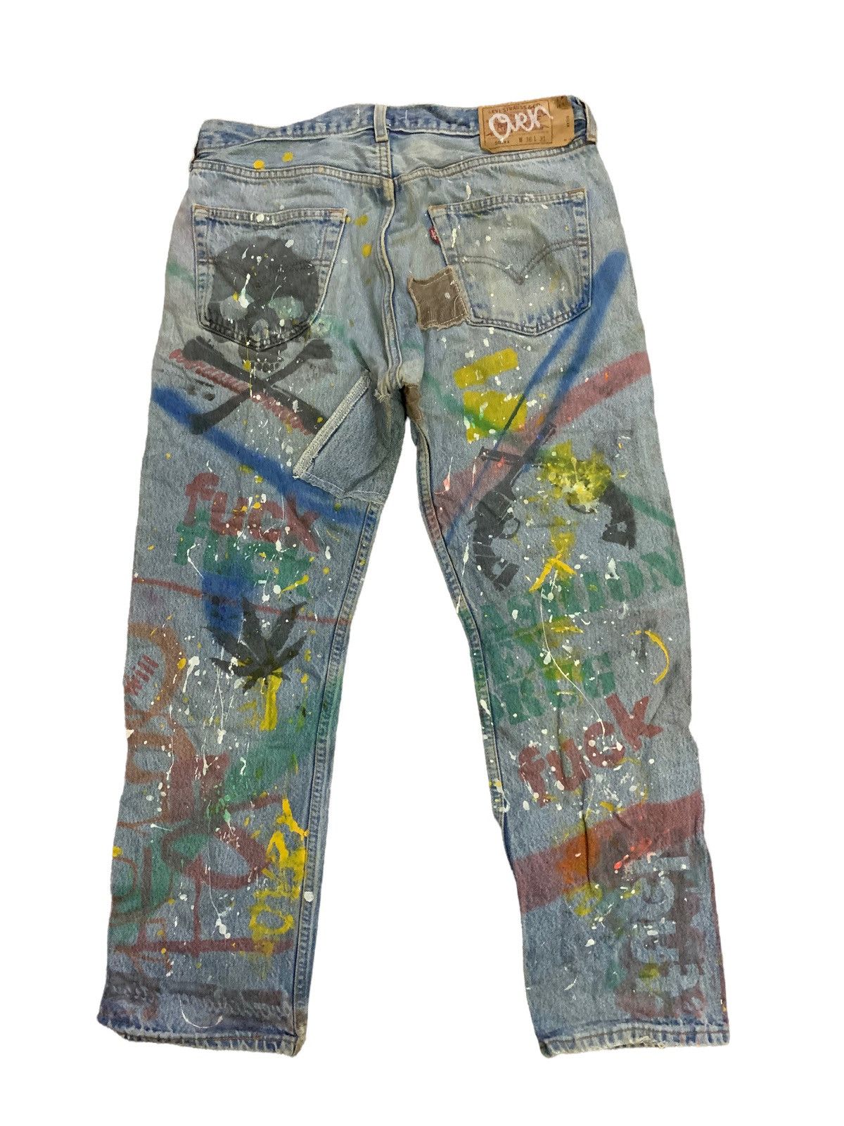 Levi's 🔥Vintage Levi’s 501 Over Design Creation by Kousuke Matsui Size US 31 - 2 Thumbnail