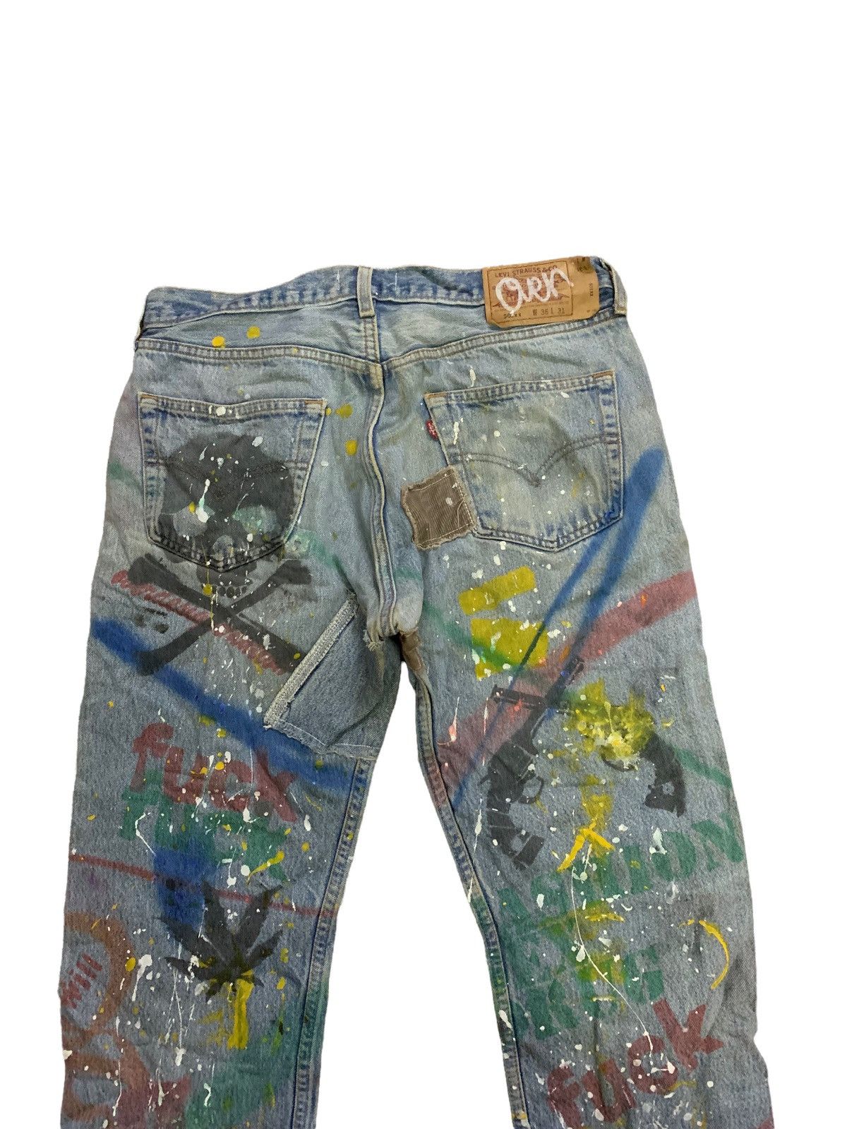 Levi's 🔥Vintage Levi’s 501 Over Design Creation by Kousuke Matsui Size US 31 - 4 Thumbnail
