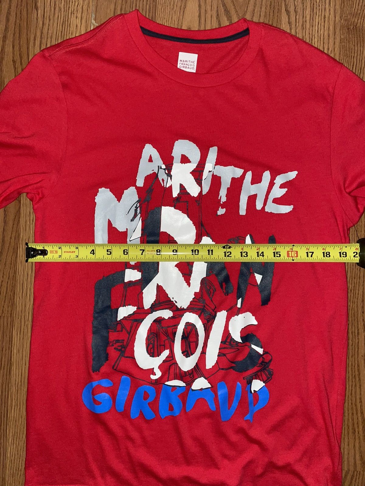 Marithe + Francois Girbaud Marithe Francois Girbaud Red T Shirt Size US M / EU 48-50 / 2 - 7 Thumbnail