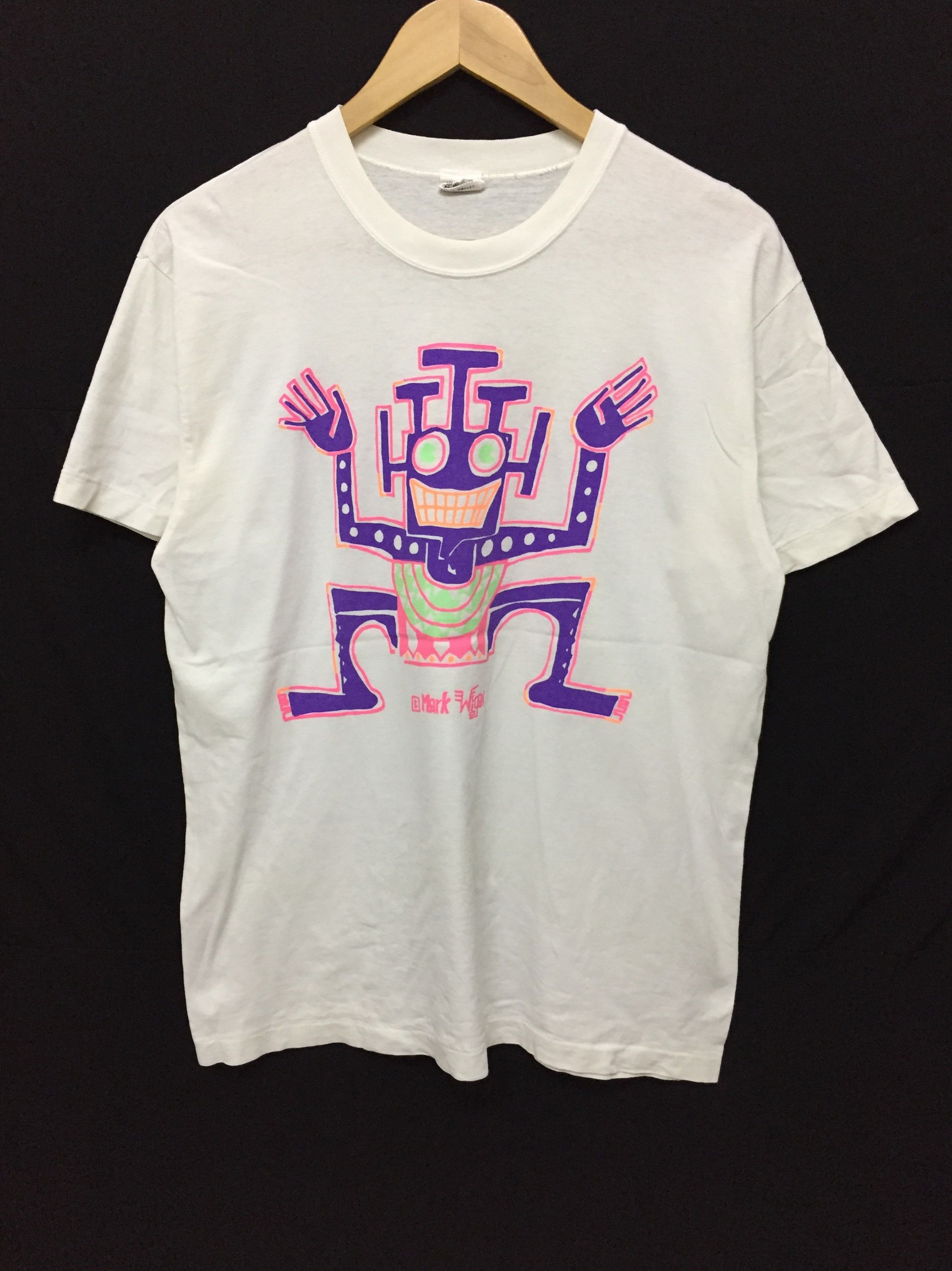 Vintage 80's MARK WIGAN art tee andy warhol Size US M / EU 48-50 / 2 - 1 Thumbnail