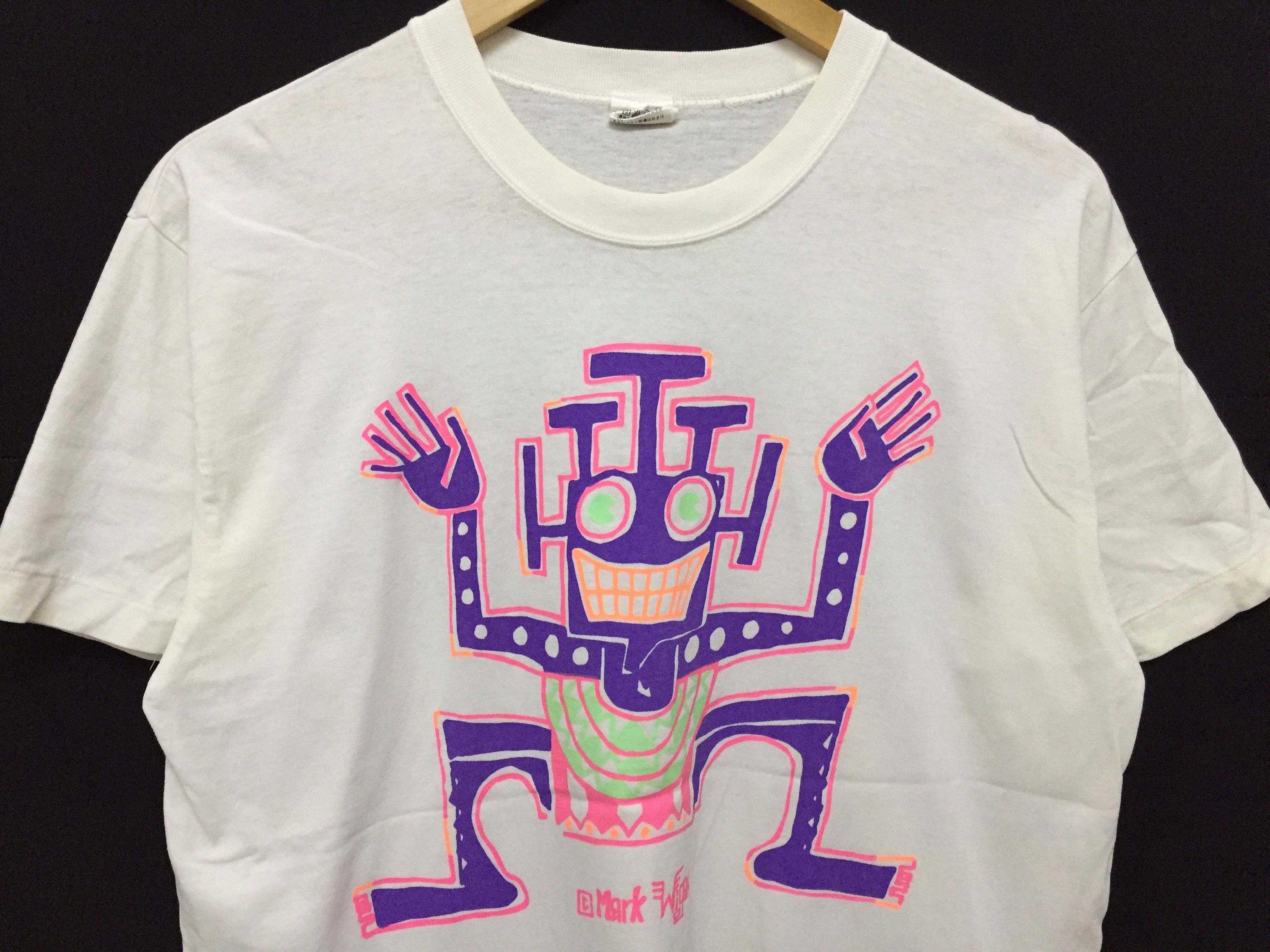 Vintage 80's MARK WIGAN art tee andy warhol Size US M / EU 48-50 / 2 - 3 Thumbnail
