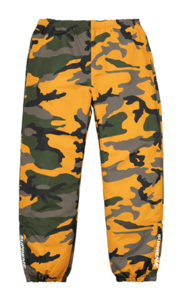 Supreme Supreme Warm Up Pant in Yellow Camo | Grailed