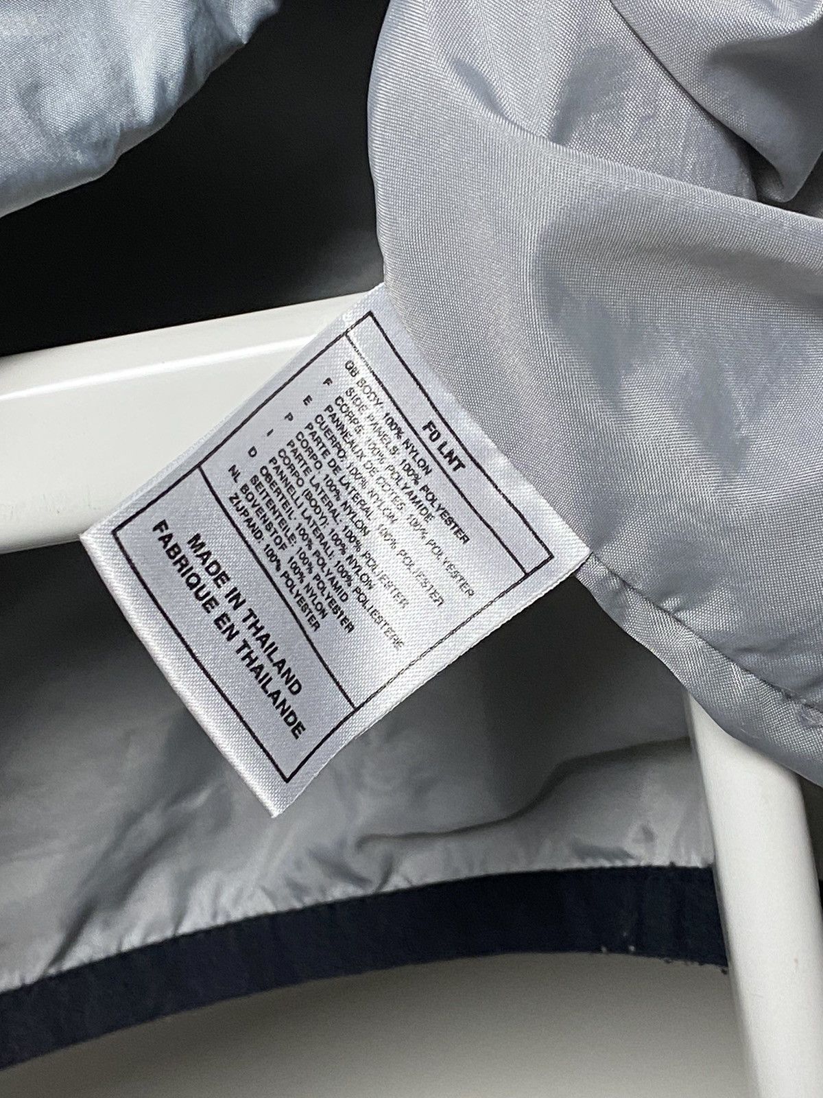 Nike × Vintage RARE Nike TN vintage grey blue track jacket small hex logo Size US XL / EU 56 / 4 - 7 Thumbnail