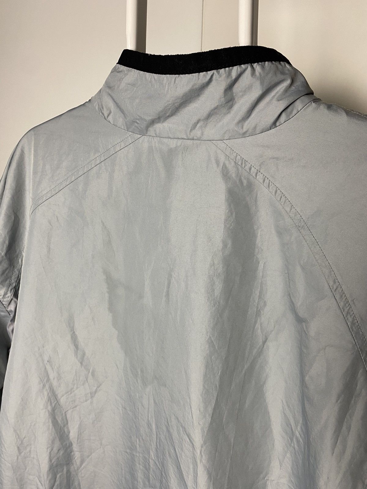 Nike × Vintage RARE Nike TN vintage grey blue track jacket small hex logo Size US XL / EU 56 / 4 - 8 Thumbnail