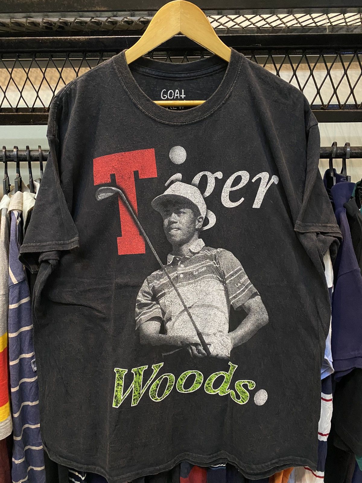 Goat tiger woods shirt clearance