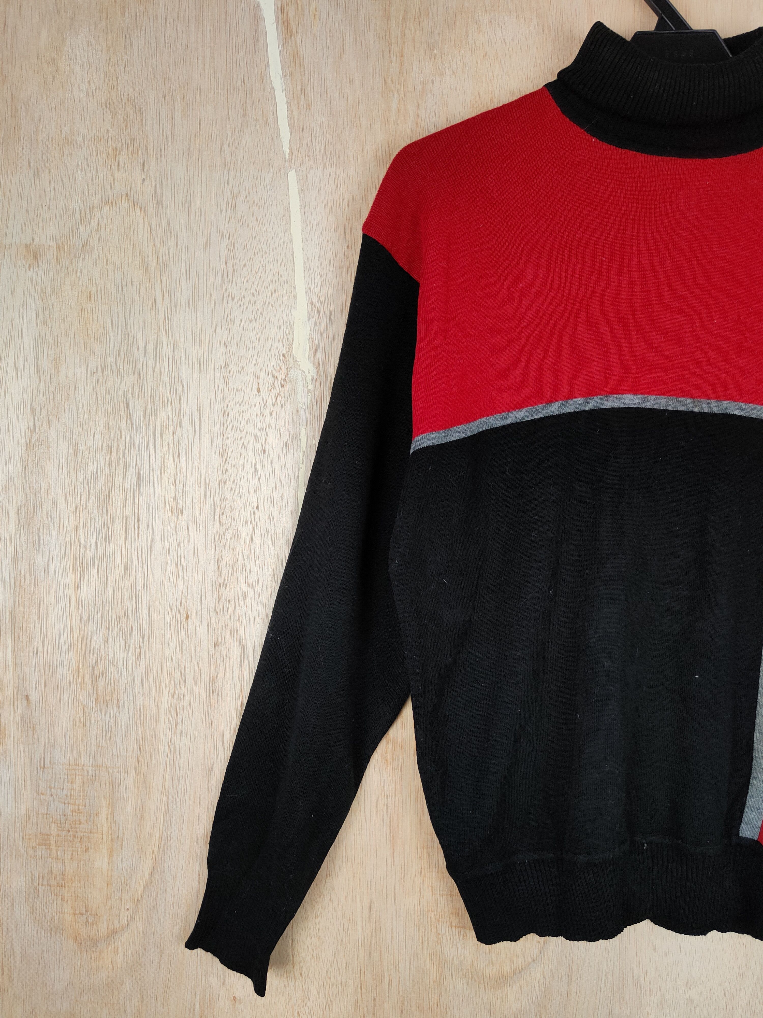 Homespun Knitwear × Japanese Brand Japanese Brand Red/Black checkered sweatshirt Knitwear #4286 Size US S / EU 44-46 / 1 - 3 Thumbnail