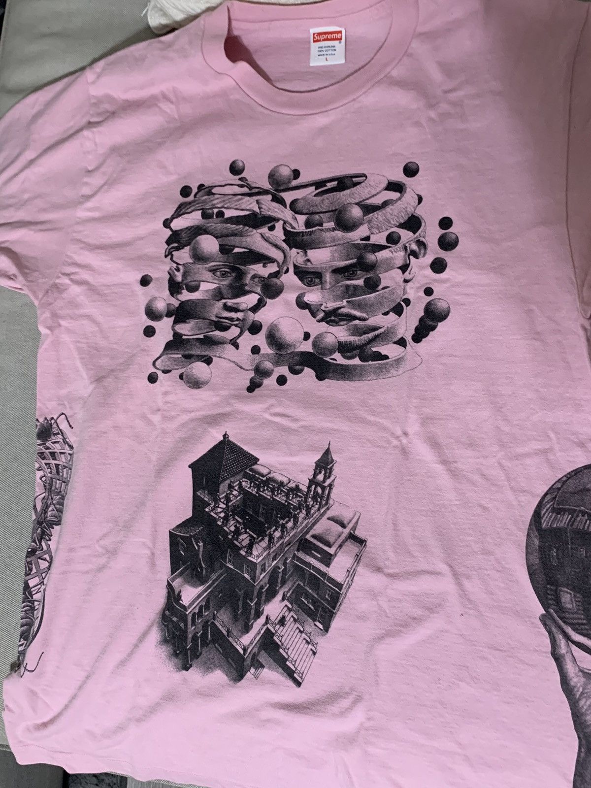 Supreme M.C. Escher Collage Tee SS17 Tops