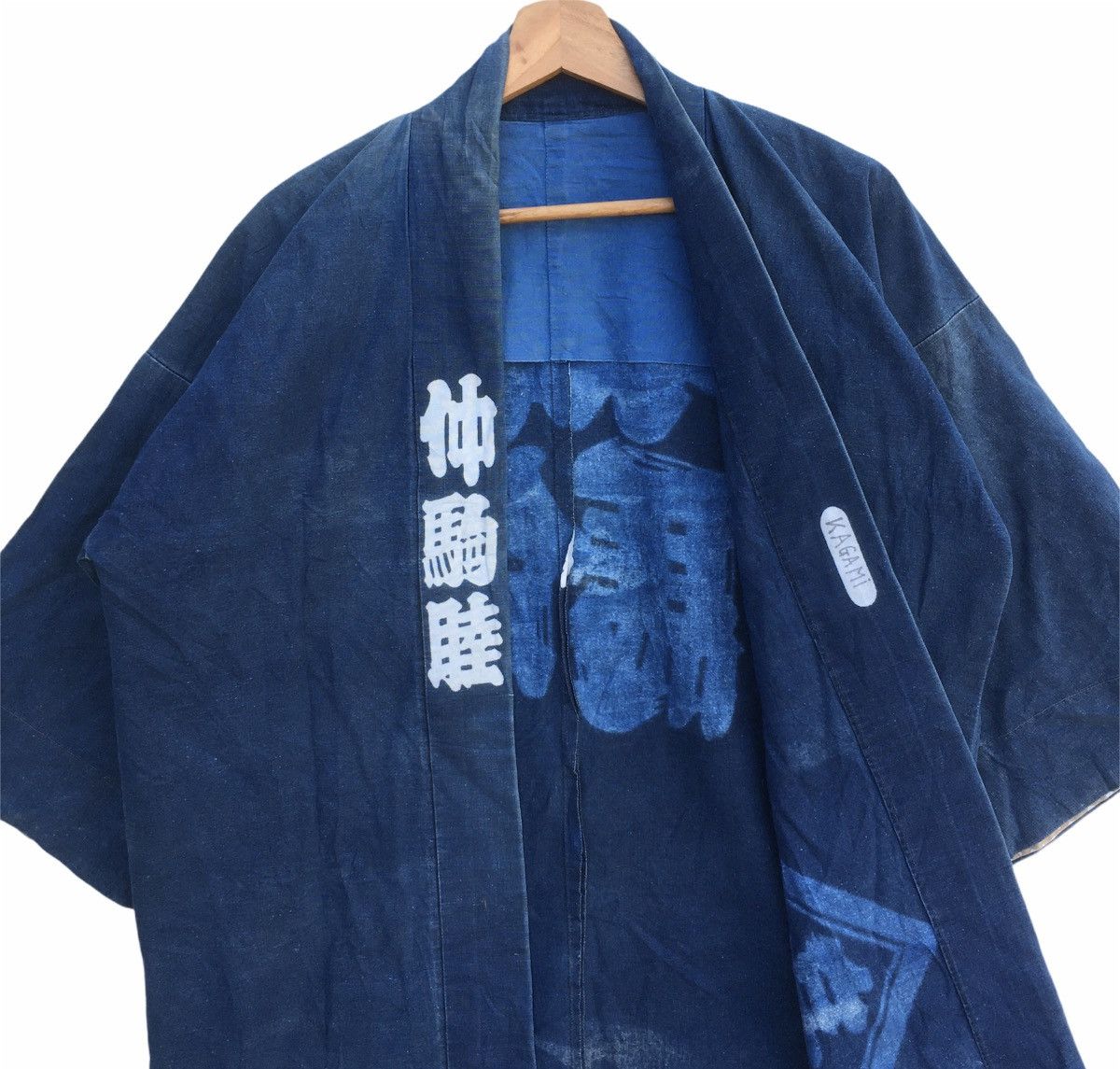 Japanese Brand Vtg Haori Hanten Chinese Native Spellout Japanese Kimono Size US L / EU 52-54 / 3 - 6 Thumbnail