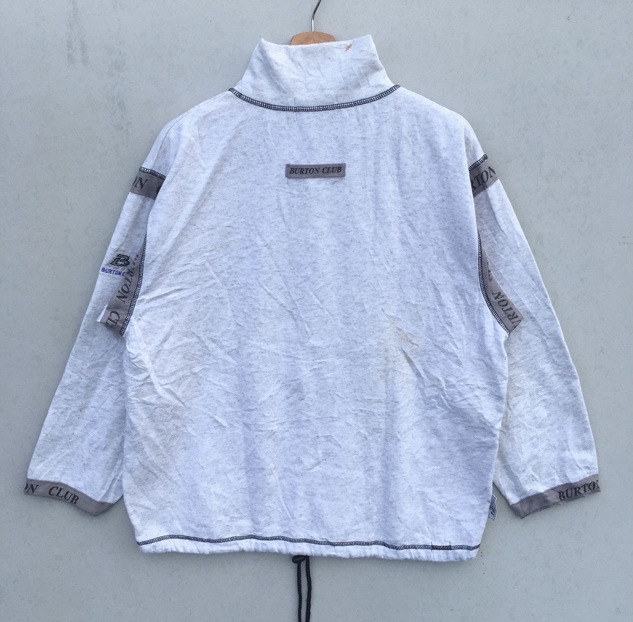 Burton × Vintage Vintage Burton USA Drawstring Sidetape Jumpers/Jacket Size US L / EU 52-54 / 3 - 8 Thumbnail