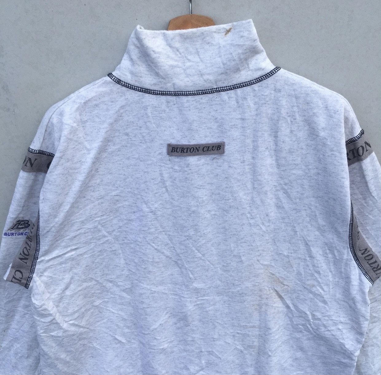 Burton × Vintage Vintage Burton USA Drawstring Sidetape Jumpers/Jacket Size US L / EU 52-54 / 3 - 9 Thumbnail