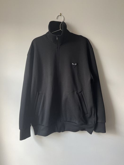 Comme des Garcons CDG PLAY TRACK JACKET Grailed