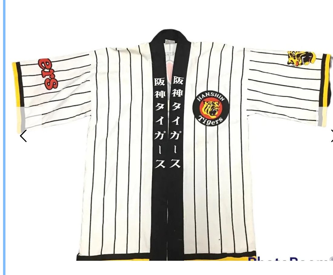 Japanese Brand Hanshin Tigers Big Logo Kimono Size US L / EU 52-54 / 3 - 4 Thumbnail