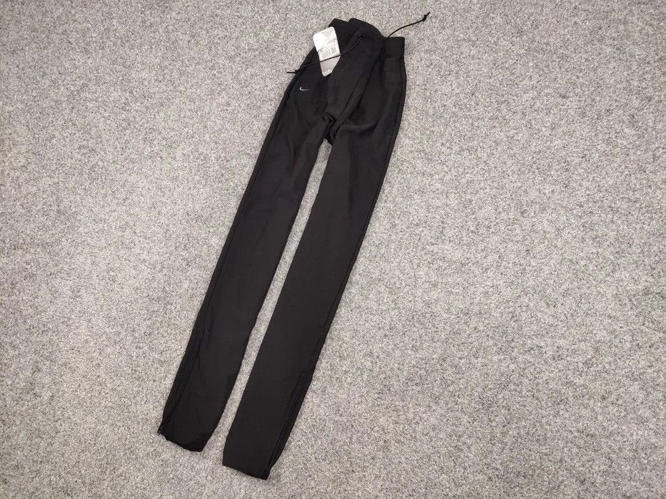 Nike NEW Vintage 90's Nike Black Hype Swoosh Track Jogger Pants Size US 29 - 2 Thumbnail