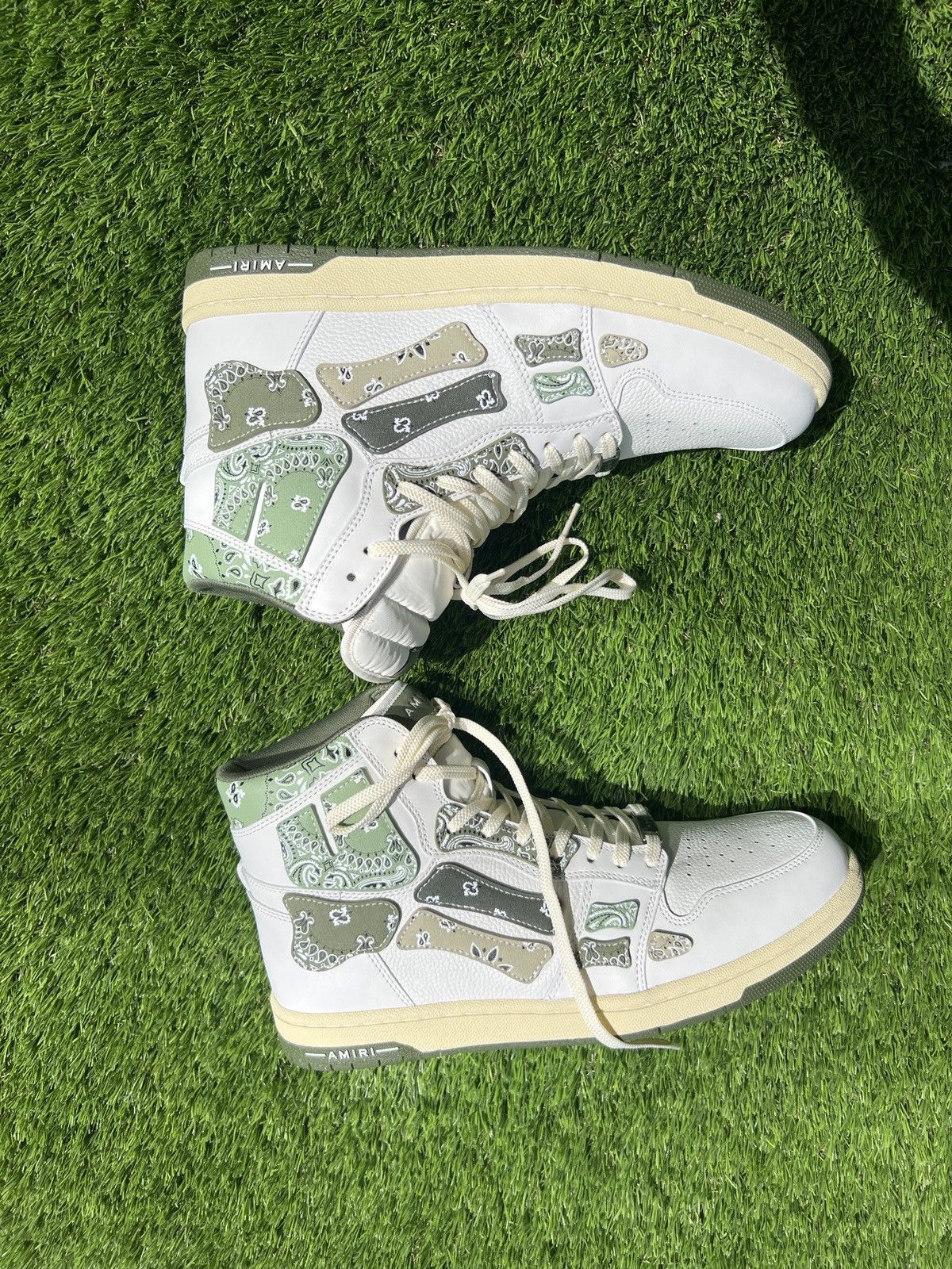 Amiri Skel High Amiri Size US 12 / EU 45 - 1 Thumbnail