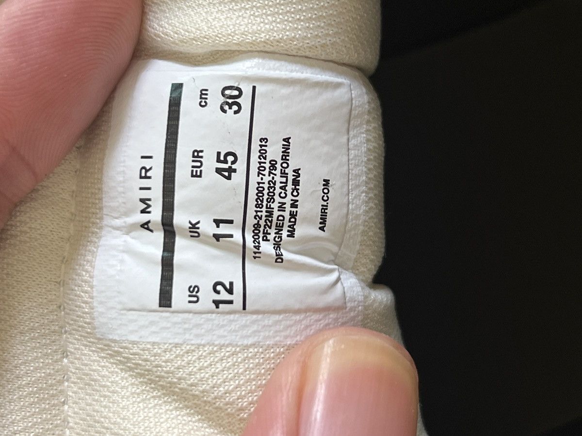 Amiri Skel High Amiri Size US 12 / EU 45 - 6 Thumbnail