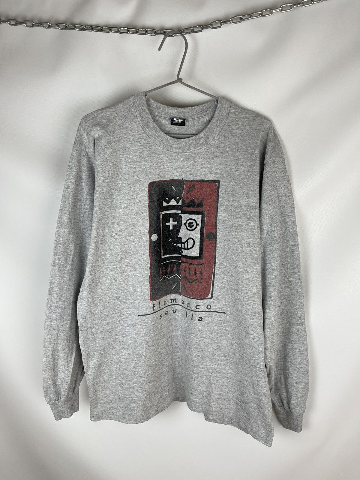 Vintage Screen Stars vintage 90s Flamenco,Sevilla long sleeve tee Size US L / EU 52-54 / 3 - 1 Thumbnail