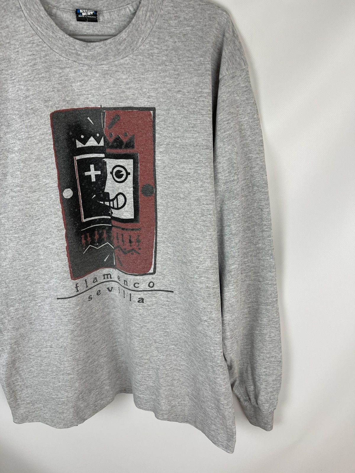 Vintage Screen Stars vintage 90s Flamenco,Sevilla long sleeve tee Size US L / EU 52-54 / 3 - 5 Thumbnail