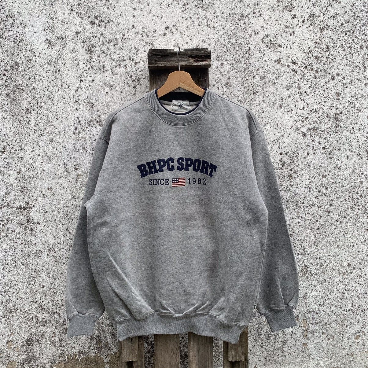 Beverly Hills Polo Club × Designer BHPC Spell Out Sweater Pullover Sportswear Jumper Size US L / EU 52-54 / 3 - 1 Thumbnail