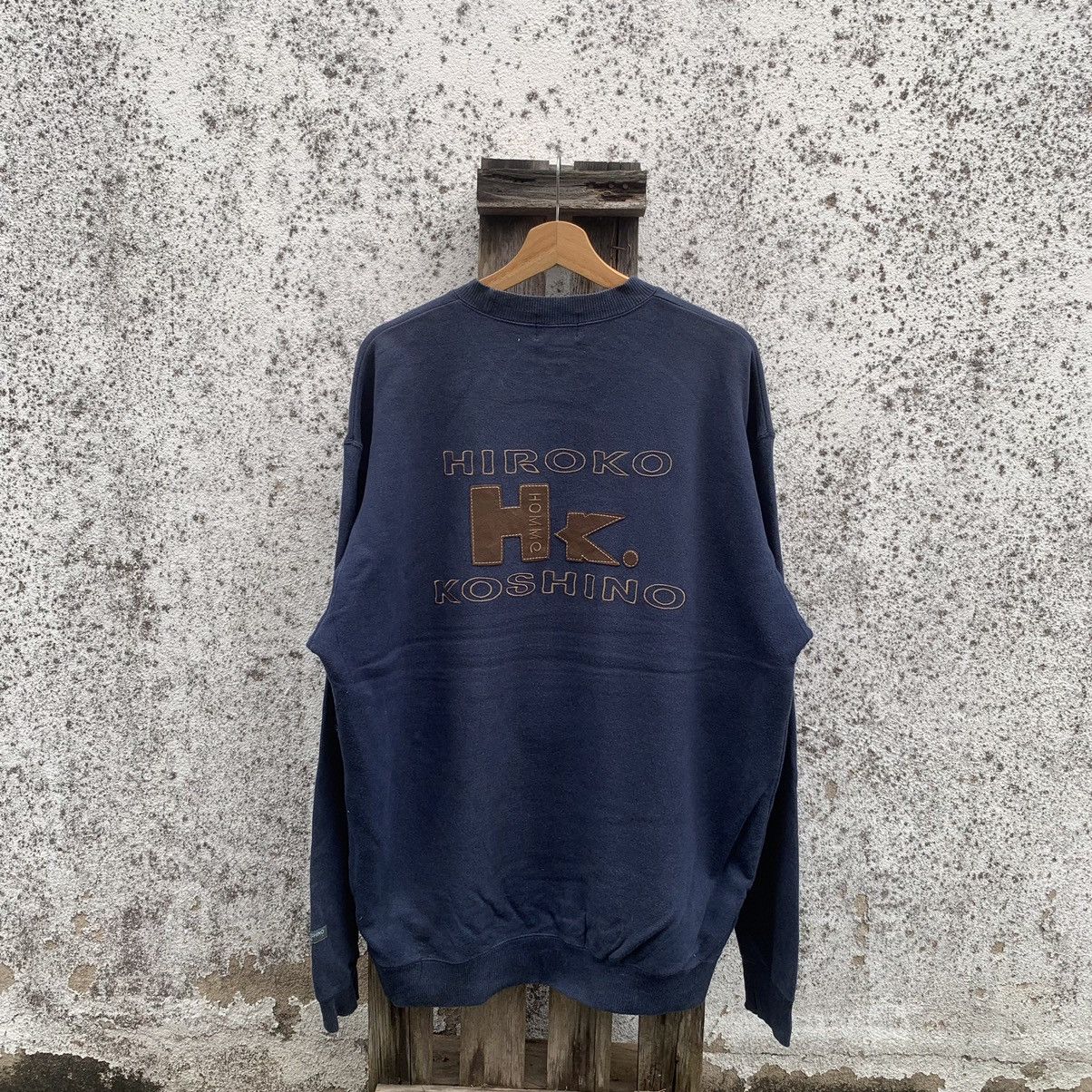 Hiroko Koshino Homme × Japanese Brand × Selected Homme Japanese Vintage Designer Crewneck Sweater Baggy Pullover Size US XL / EU 56 / 4 - 1 Thumbnail