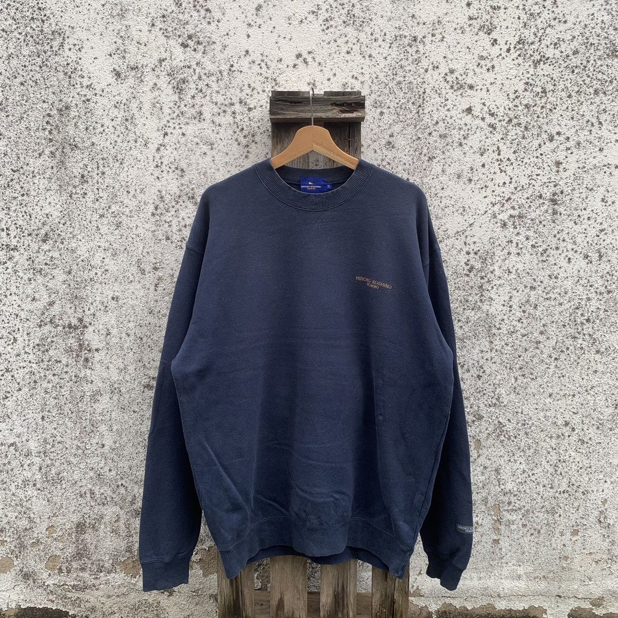 Hiroko Koshino Homme × Japanese Brand × Selected Homme Japanese Vintage Designer Crewneck Sweater Baggy Pullover Size US XL / EU 56 / 4 - 3 Thumbnail