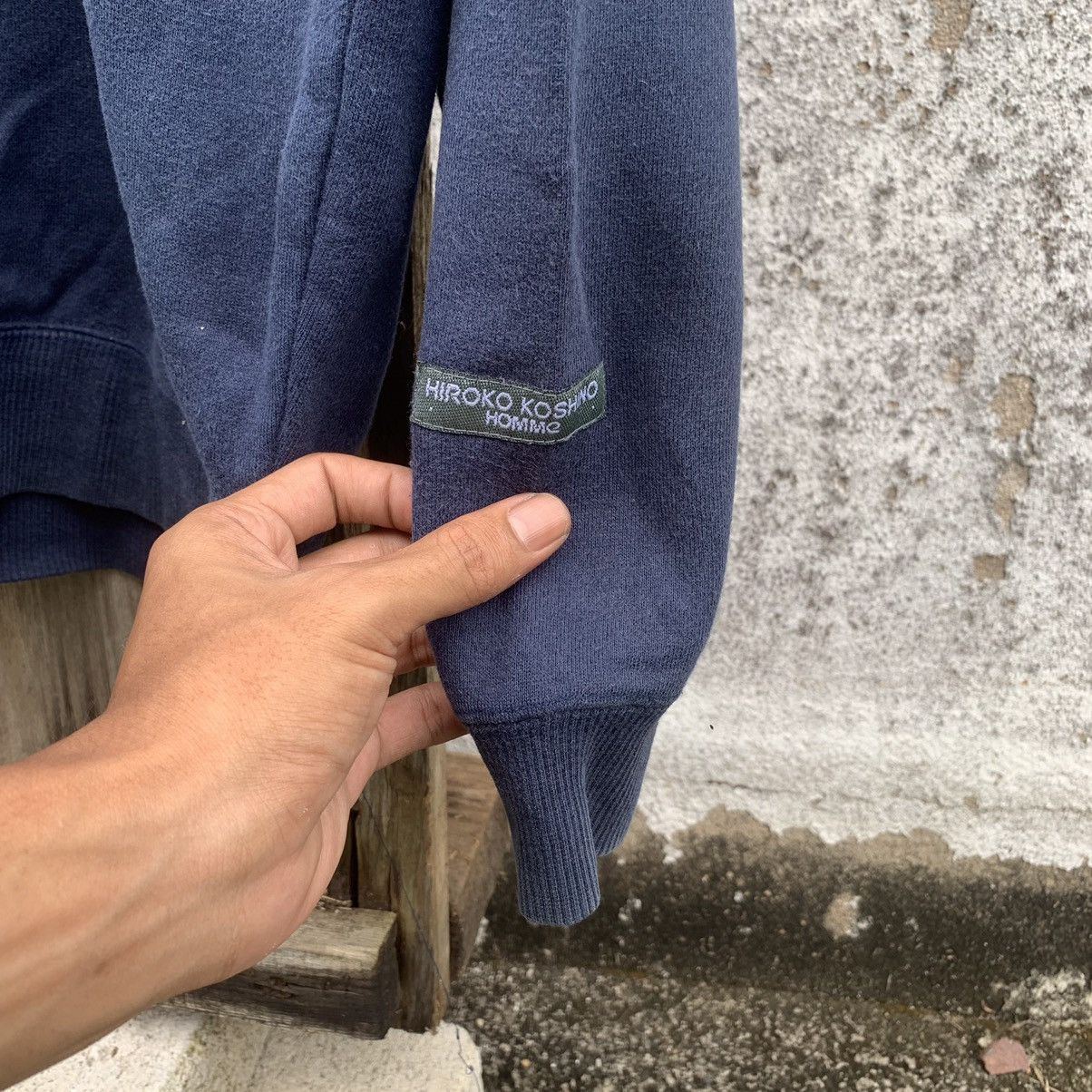 Hiroko Koshino Homme × Japanese Brand × Selected Homme Japanese Vintage Designer Crewneck Sweater Baggy Pullover Size US XL / EU 56 / 4 - 5 Thumbnail