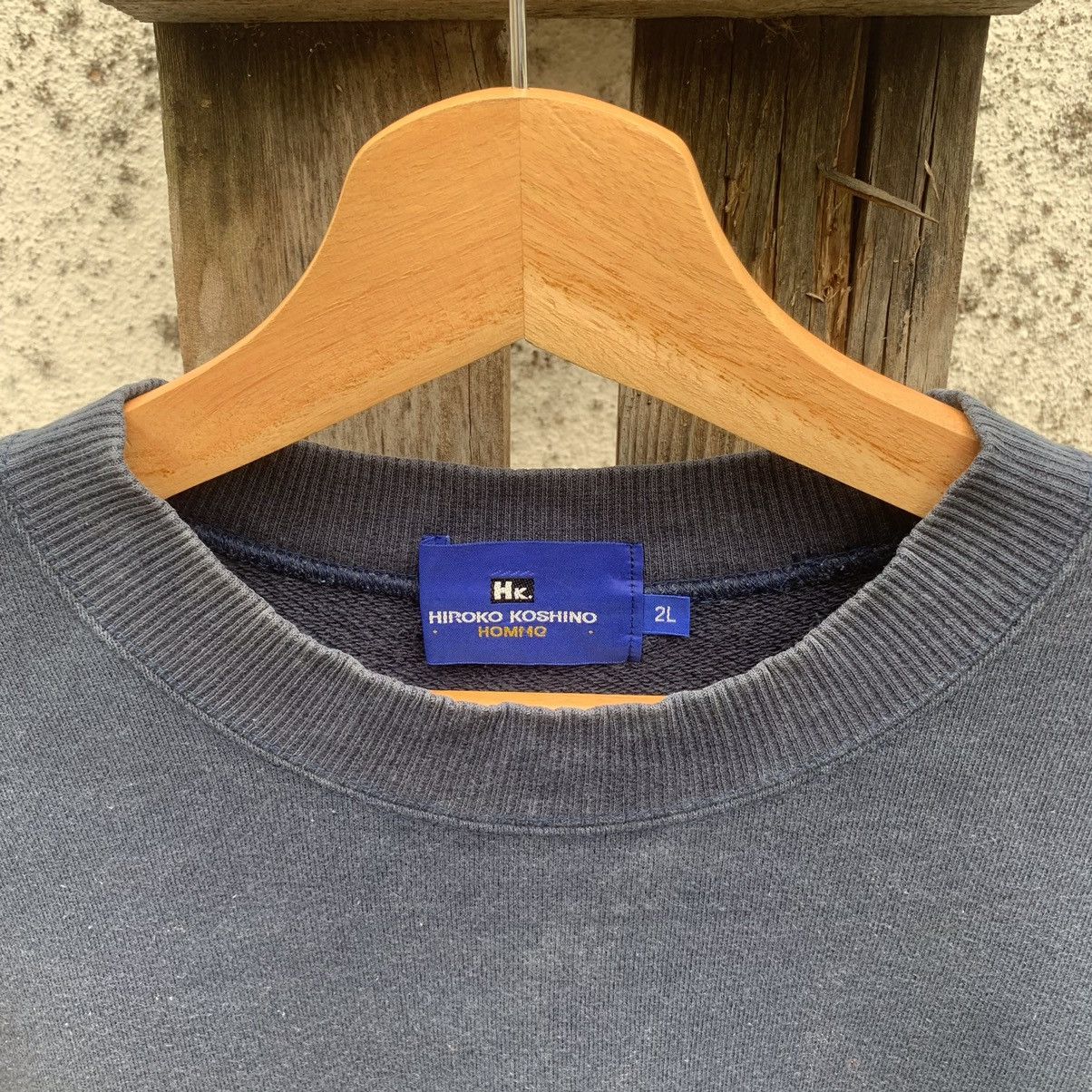 Hiroko Koshino Homme × Japanese Brand × Selected Homme Japanese Vintage Designer Crewneck Sweater Baggy Pullover Size US XL / EU 56 / 4 - 7 Thumbnail