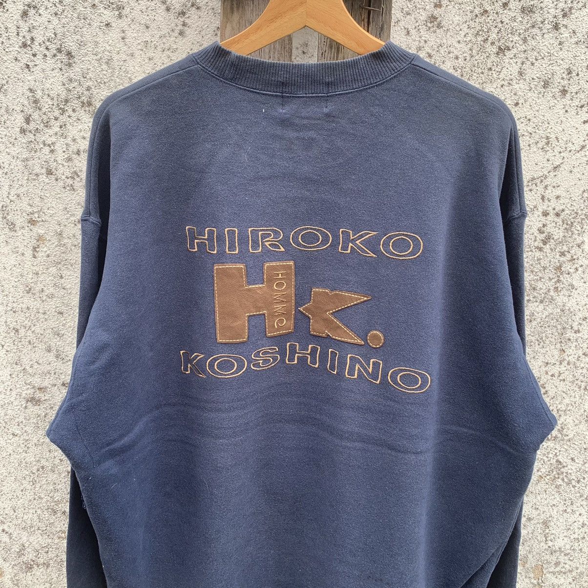 Hiroko Koshino Homme × Japanese Brand × Selected Homme Japanese Vintage Designer Crewneck Sweater Baggy Pullover Size US XL / EU 56 / 4 - 10 Thumbnail