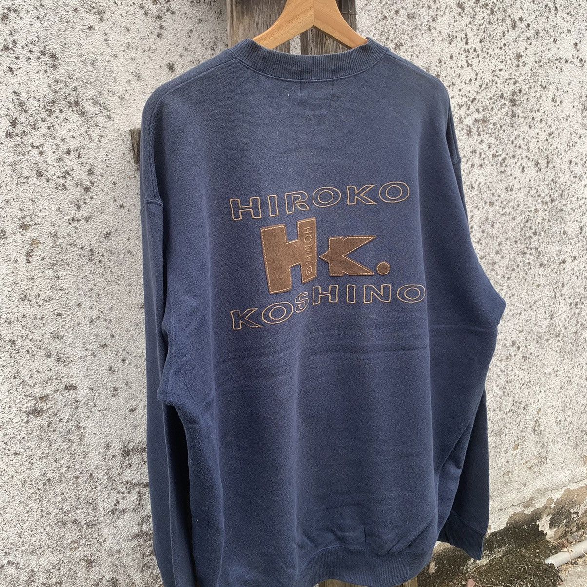Hiroko Koshino Homme × Japanese Brand × Selected Homme Japanese Vintage Designer Crewneck Sweater Baggy Pullover Size US XL / EU 56 / 4 - 2 Thumbnail
