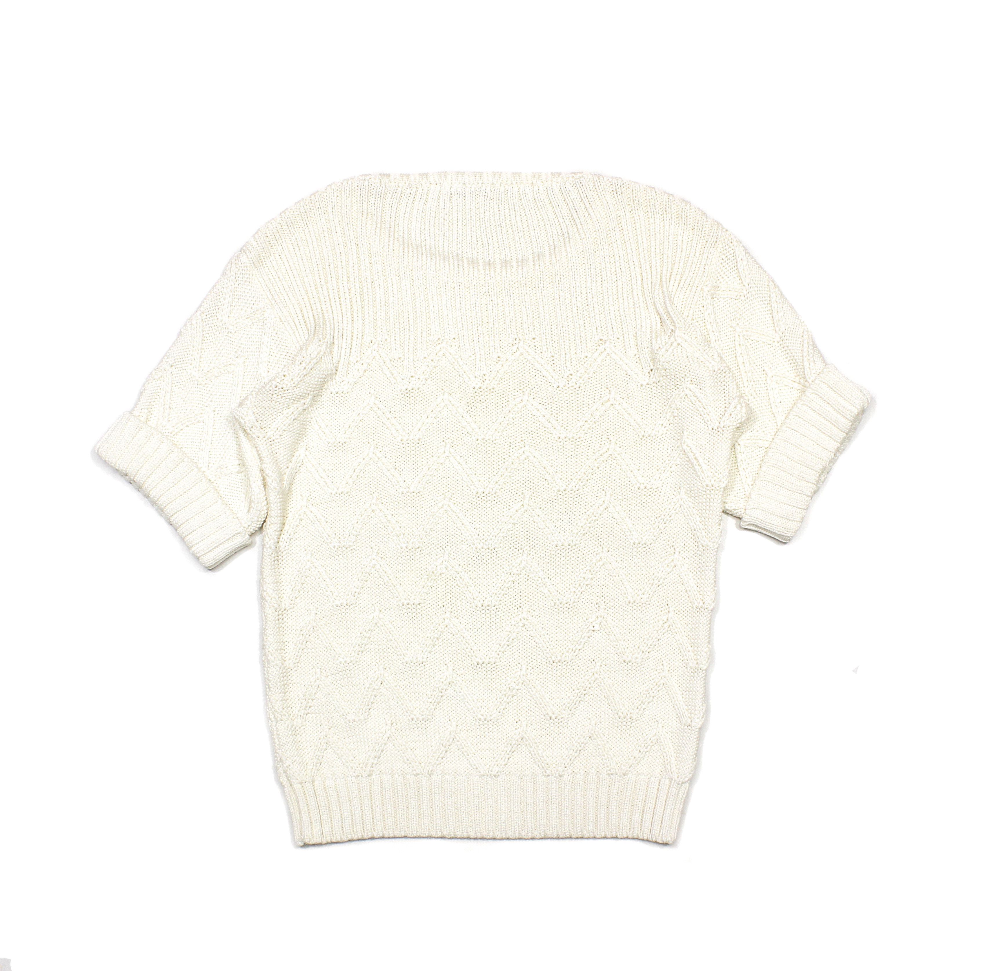 Dior 80S Embroidered Oversize Shortsleeve Knit Vintage Size S / US 4 / IT 40 - 3 Thumbnail