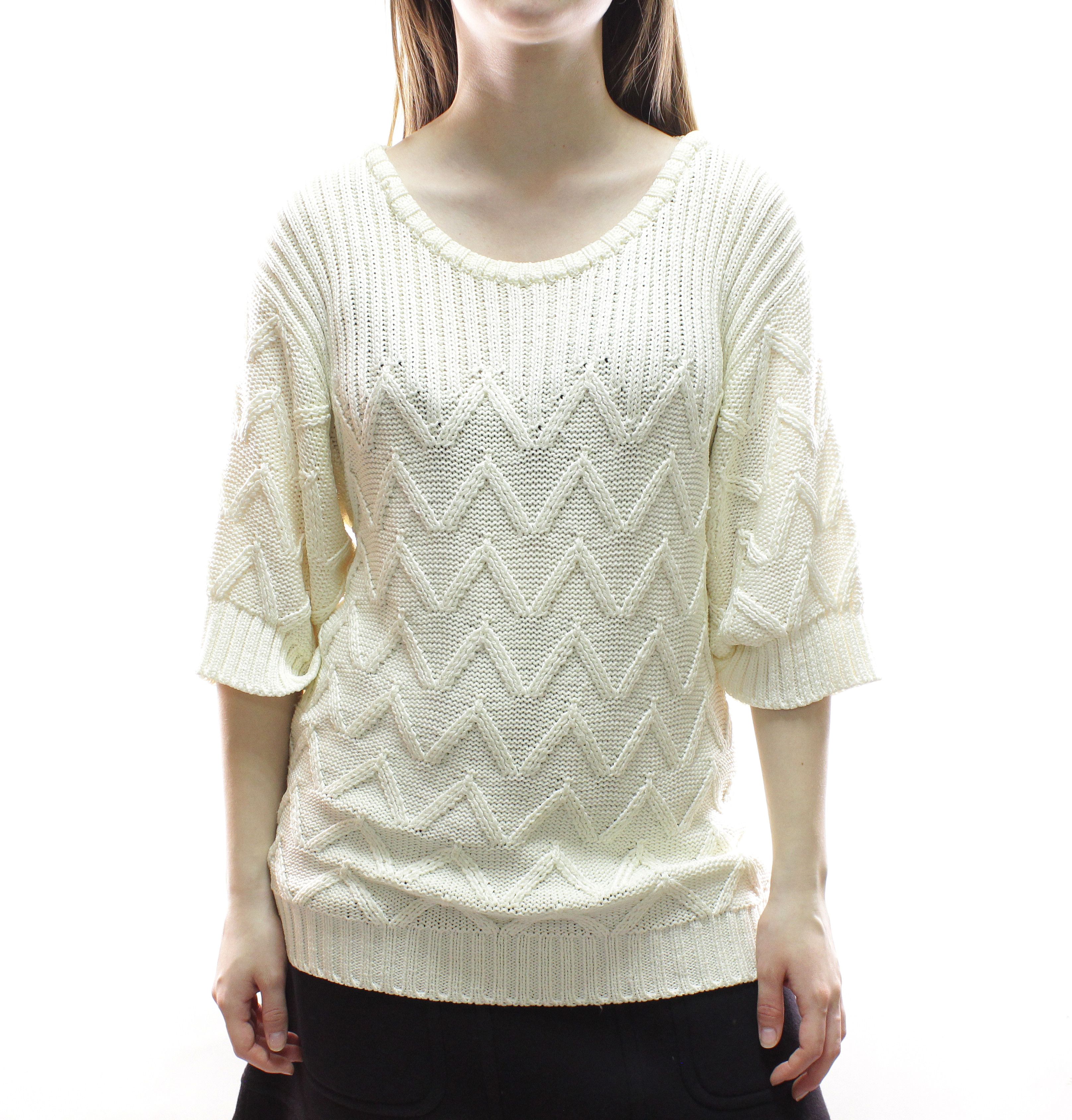 Dior 80S Embroidered Oversize Shortsleeve Knit Vintage Size S / US 4 / IT 40 - 1 Thumbnail