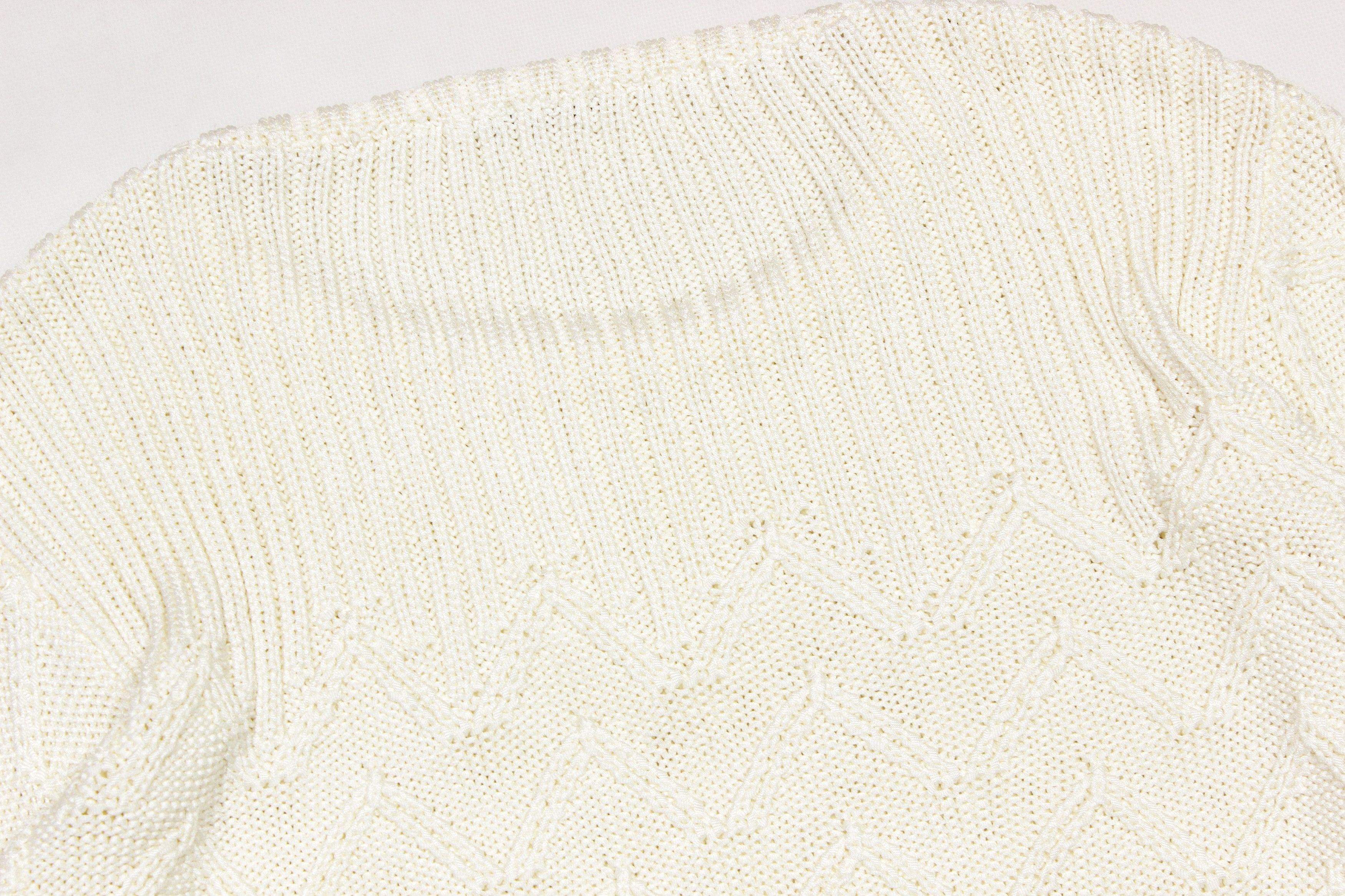 Dior 80S Embroidered Oversize Shortsleeve Knit Vintage Size S / US 4 / IT 40 - 5 Thumbnail
