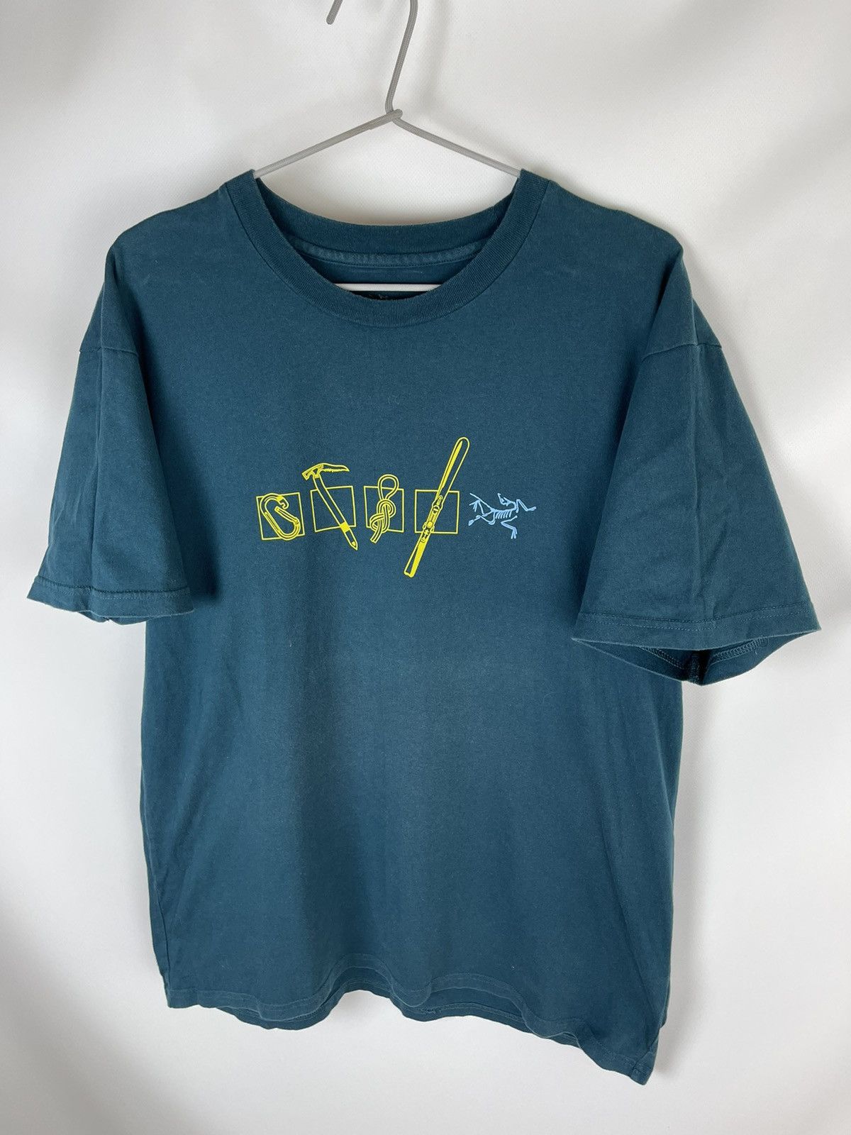 Arc'teryx Arcteryx big logo green tee shirt Size US M / EU 48-50 / 2 - 7 Thumbnail