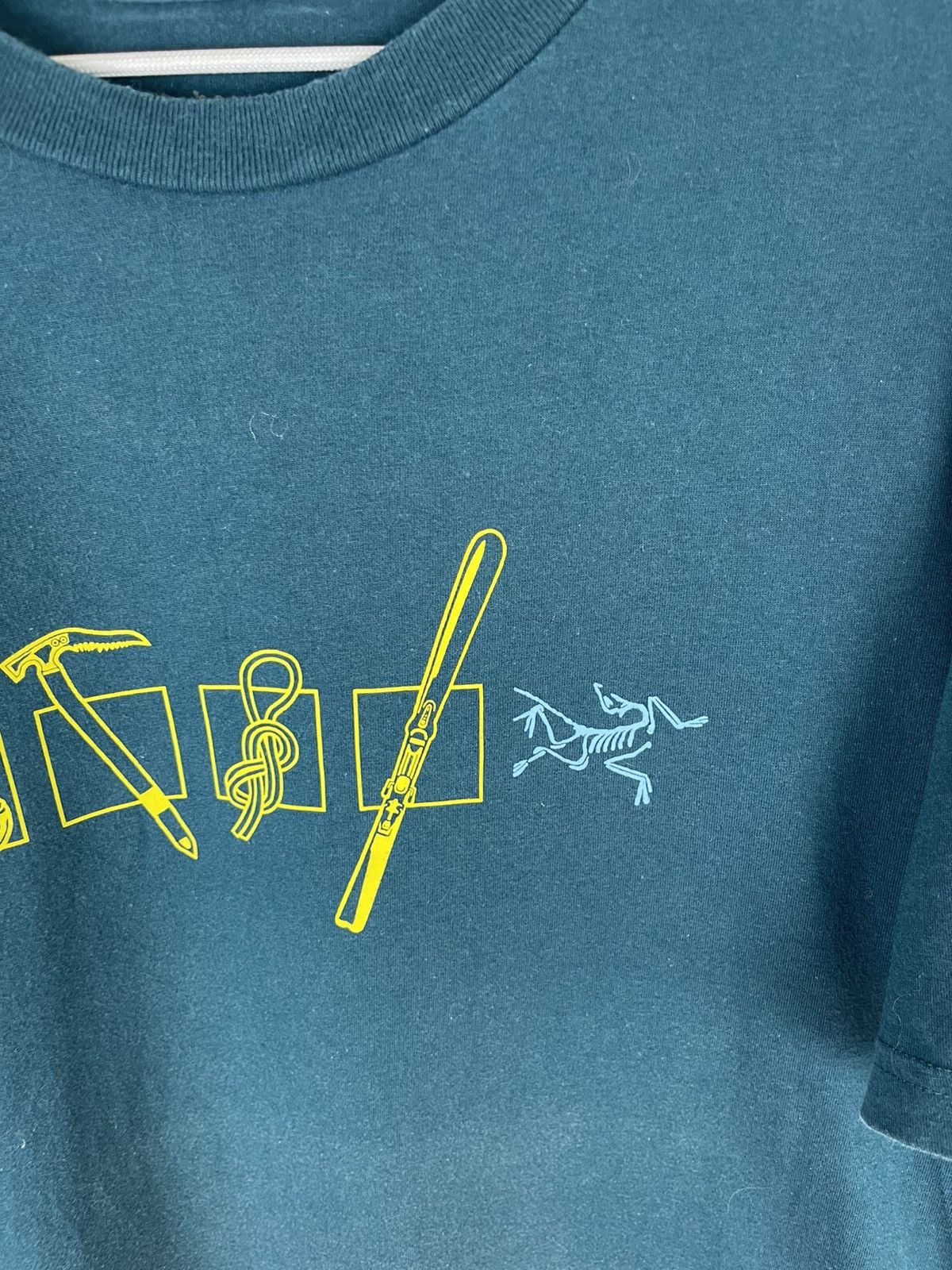 Arc'teryx Arcteryx big logo green tee shirt Size US M / EU 48-50 / 2 - 8 Thumbnail