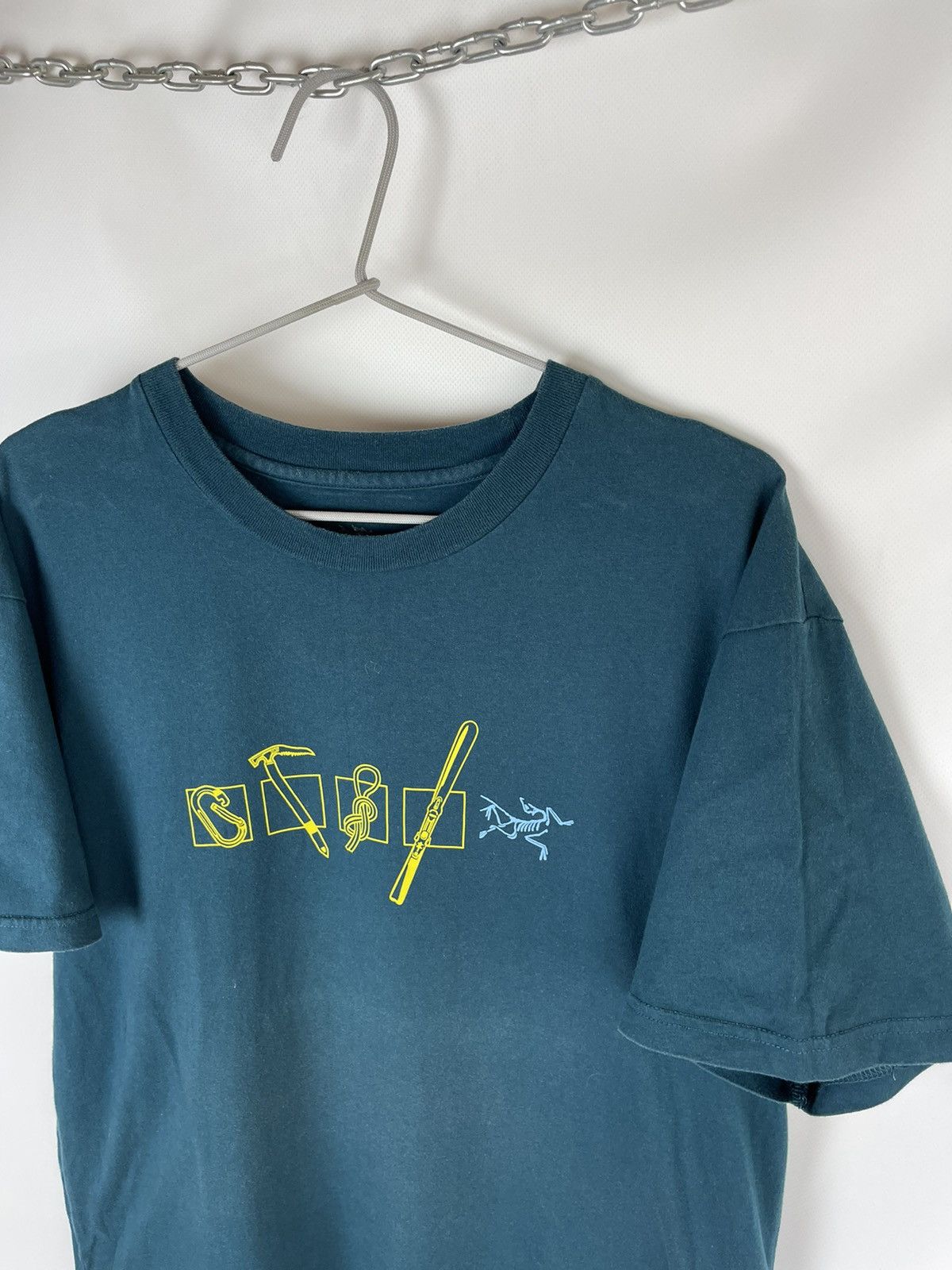 Arc'teryx Arcteryx big logo green tee shirt Size US M / EU 48-50 / 2 - 5 Thumbnail