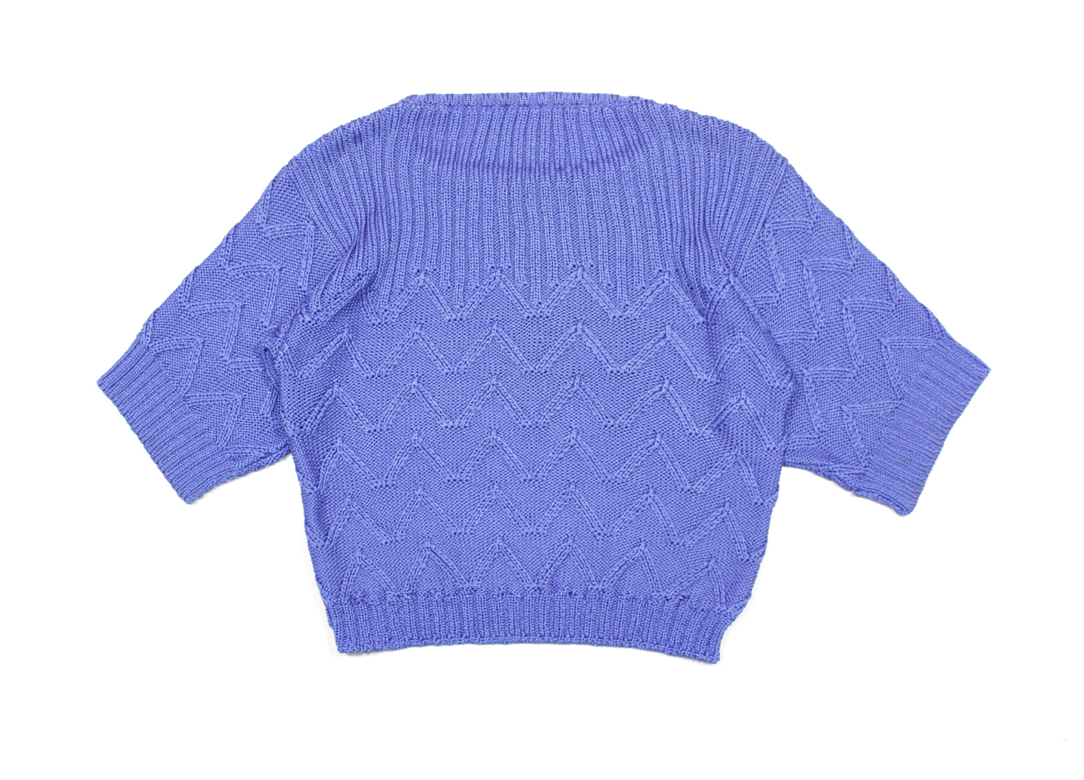 Dior 80S Embroidered Oversize Shortsleeve Knit Vintage Size S / US 4 / IT 40 - 3 Thumbnail