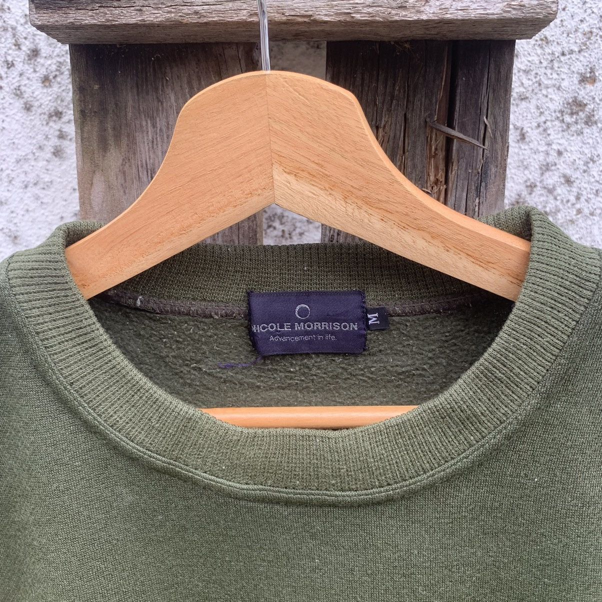 Japanese Brand × Vintage Vintage Nicole Morrison Big Logo Hidden Sweater Pullover Size US M / EU 48-50 / 2 - 5 Thumbnail