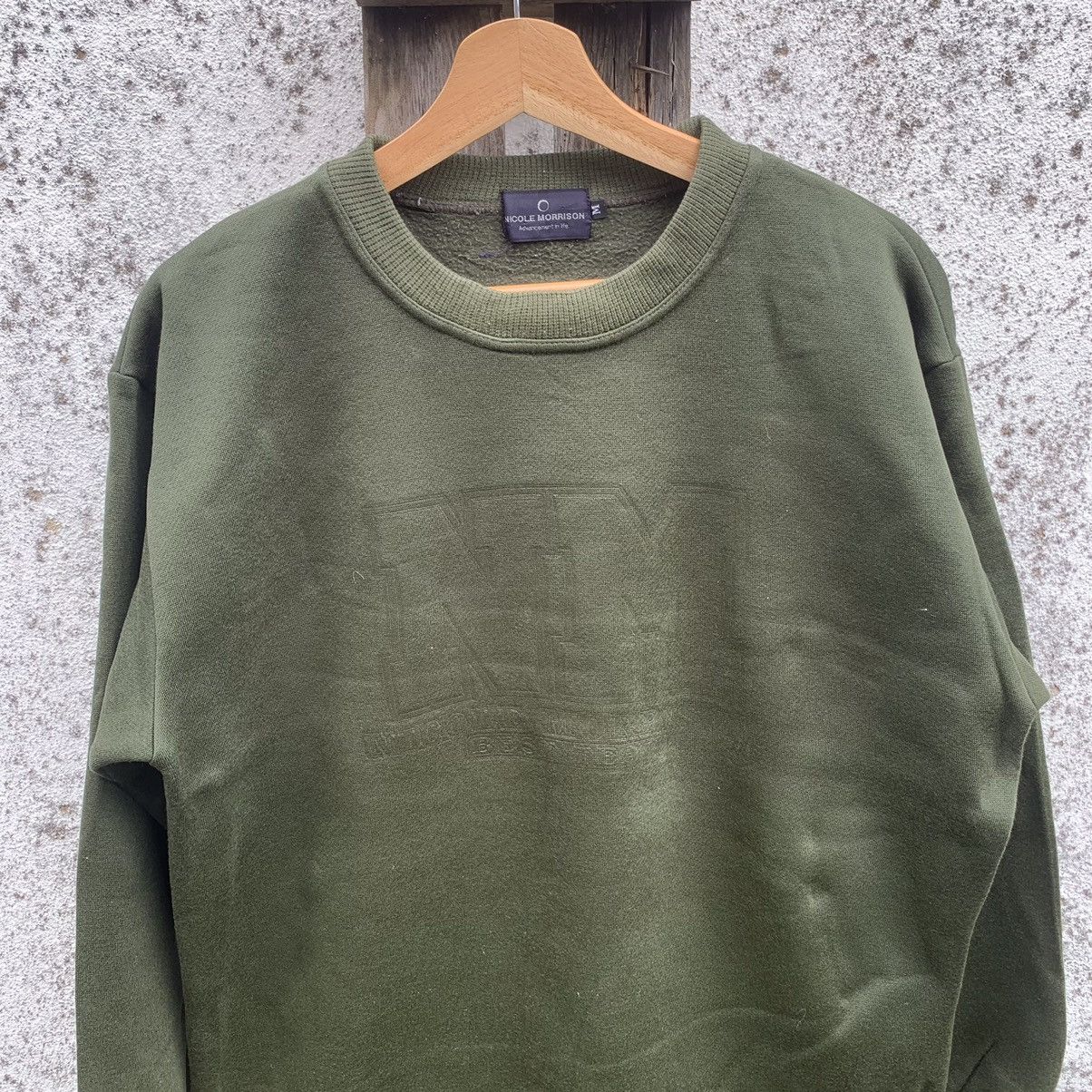 Japanese Brand × Vintage Vintage Nicole Morrison Big Logo Hidden Sweater Pullover Size US M / EU 48-50 / 2 - 3 Thumbnail