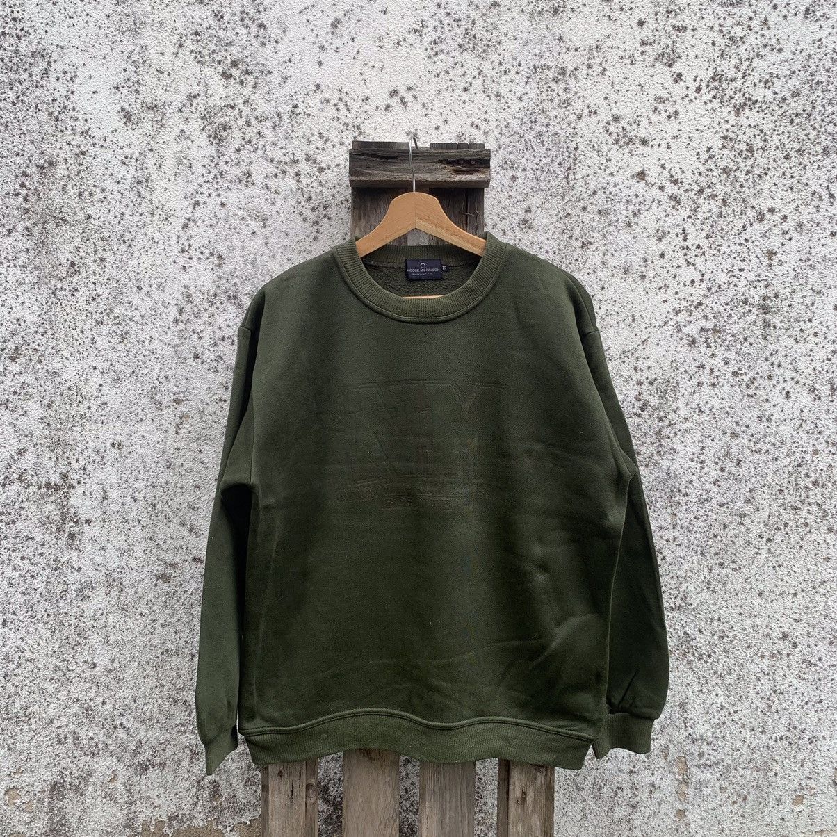 Japanese Brand × Vintage Vintage Nicole Morrison Big Logo Hidden Sweater Pullover Size US M / EU 48-50 / 2 - 1 Thumbnail