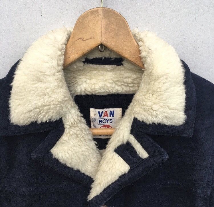 Van Vintage Van Boys by Van Jacket Sherpa Lined Fur Jacket Size US S / EU 44-46 / 1 - 7 Thumbnail