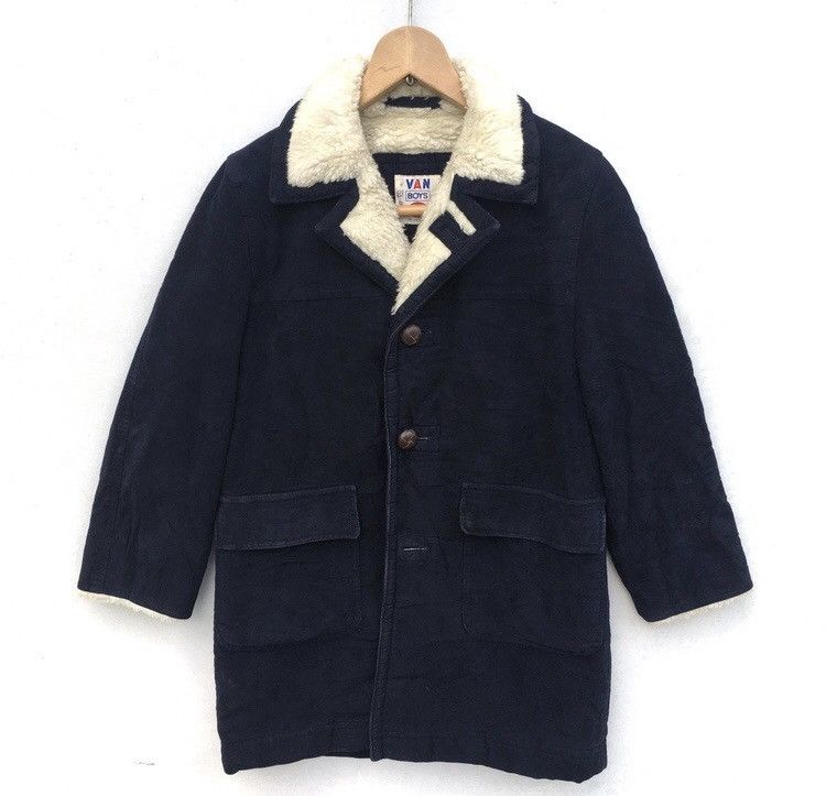 Van Vintage Van Boys by Van Jacket Sherpa Lined Fur Jacket Size US S / EU 44-46 / 1 - 1 Thumbnail