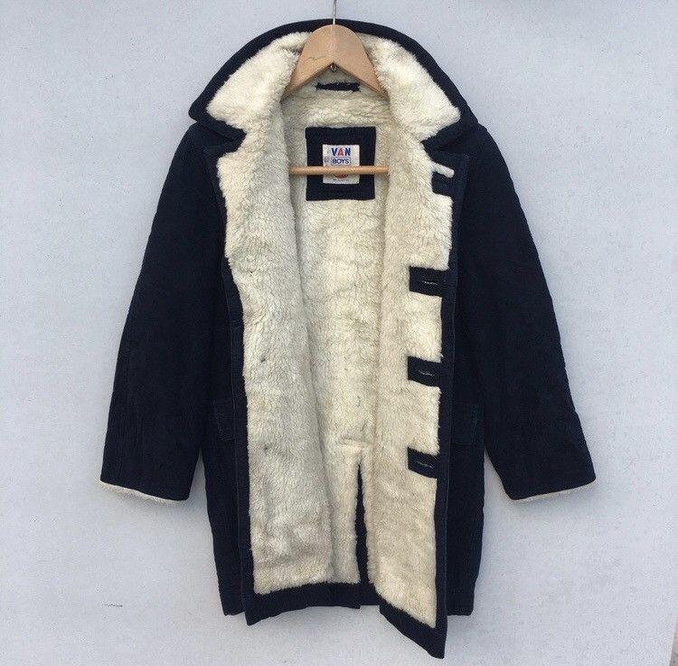 Van Vintage Van Boys by Van Jacket Sherpa Lined Fur Jacket Size US S / EU 44-46 / 1 - 13 Thumbnail