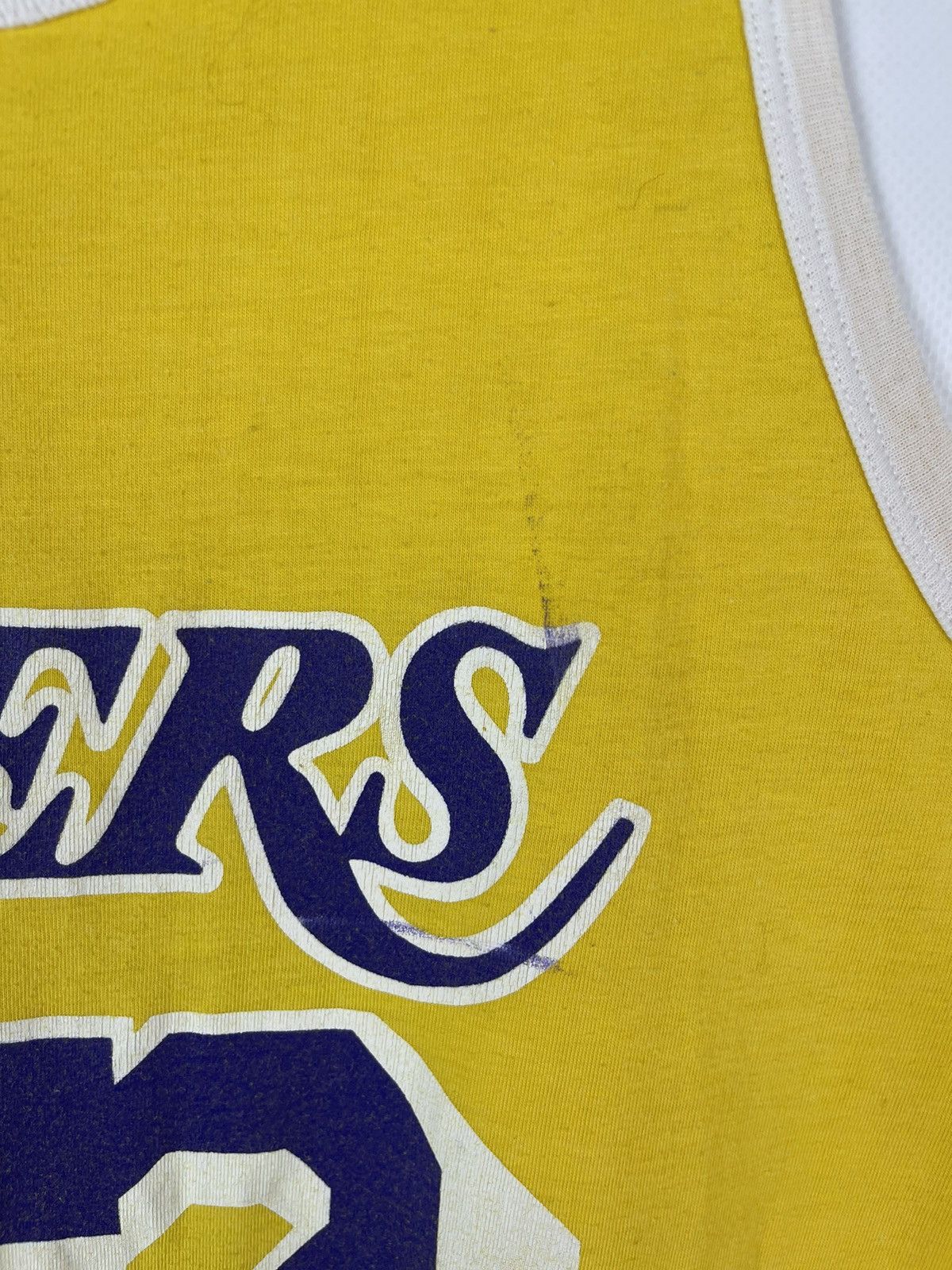 NBA Los Angeles Lakers vintage big logo made in Italy tank top Size US M / EU 48-50 / 2 - 5 Thumbnail