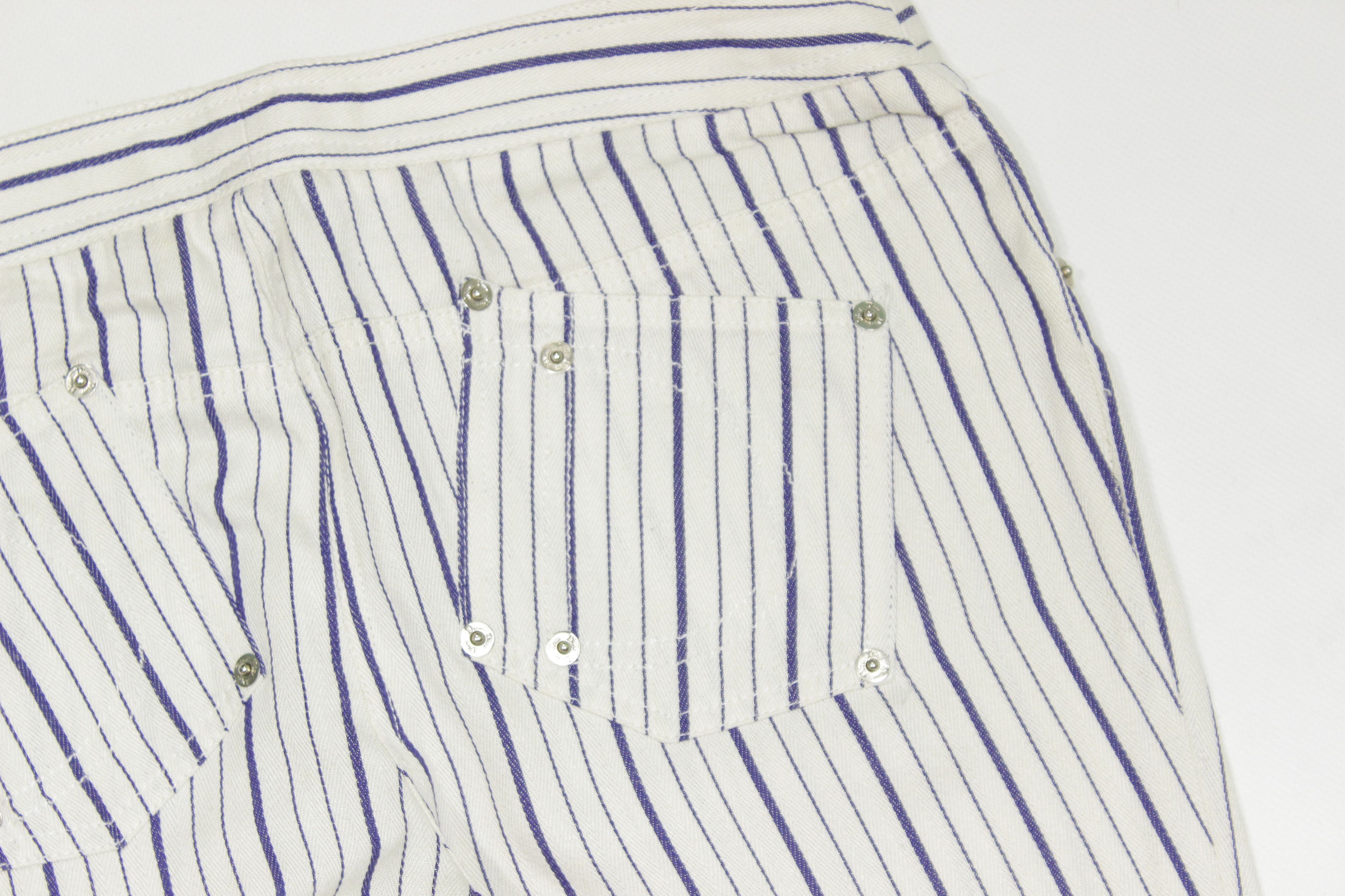 Dior Boutique 00s Striped Pants Y2K Size 28" / US 6 / IT 42 - 7 Thumbnail