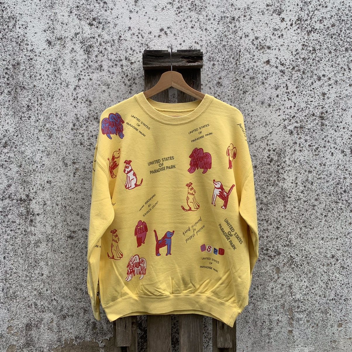 United States Of Paradise Park Full Printed Baggy Sweater