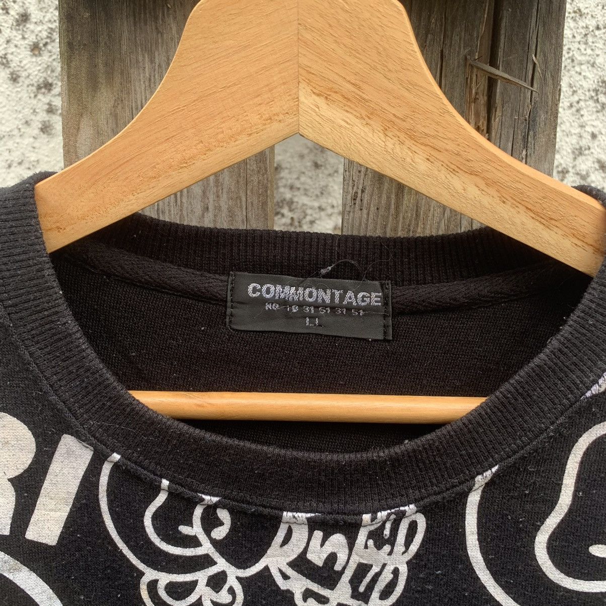 Japanese Brand Commontage Japanese Sweater All Over Printed Gori Monkey Size US L / EU 52-54 / 3 - 5 Thumbnail