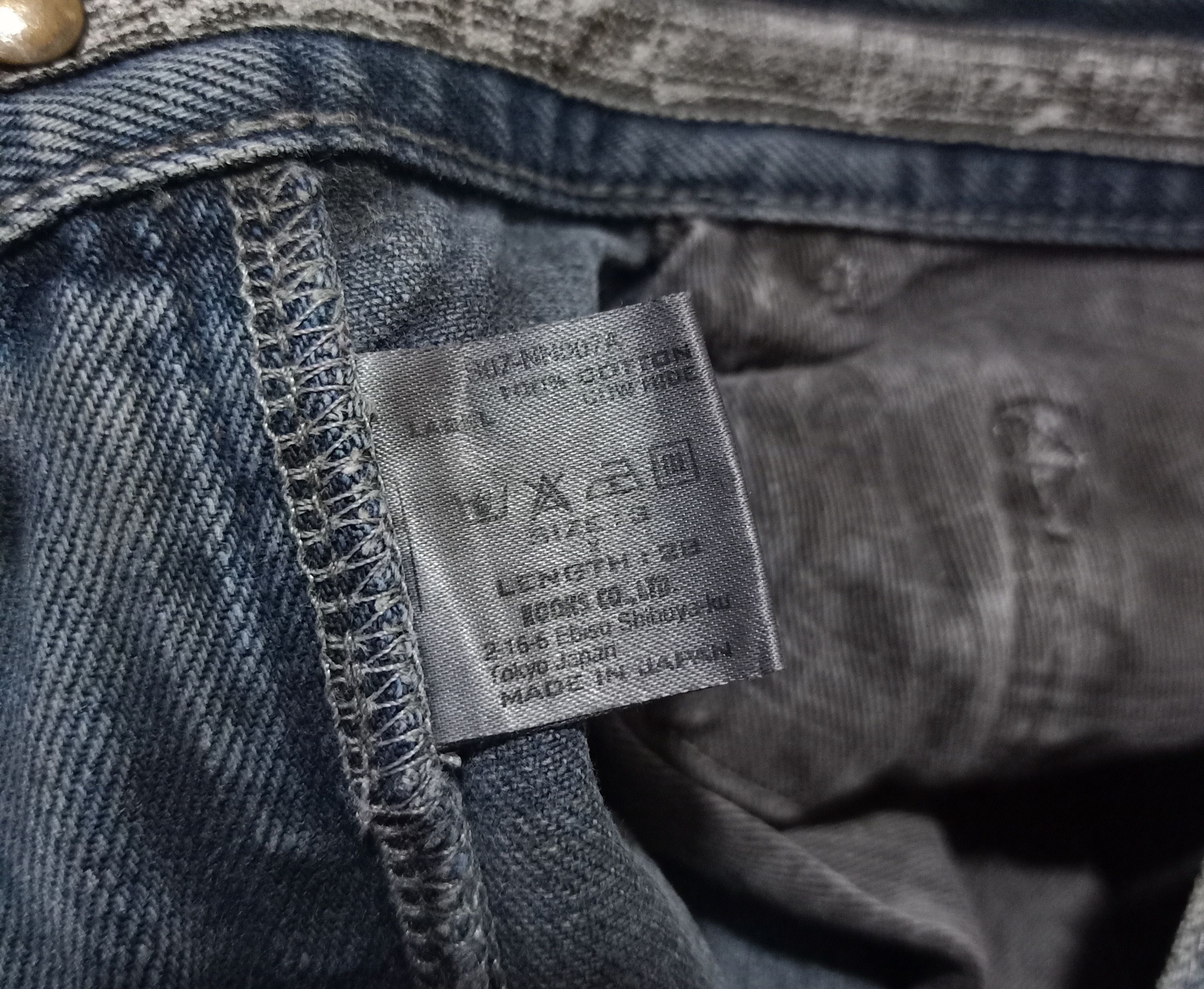 Number (N)ine NUMBER NINE DISTRESSED BLACK WAX FADED DENIM. Size US 31 - 11 Thumbnail