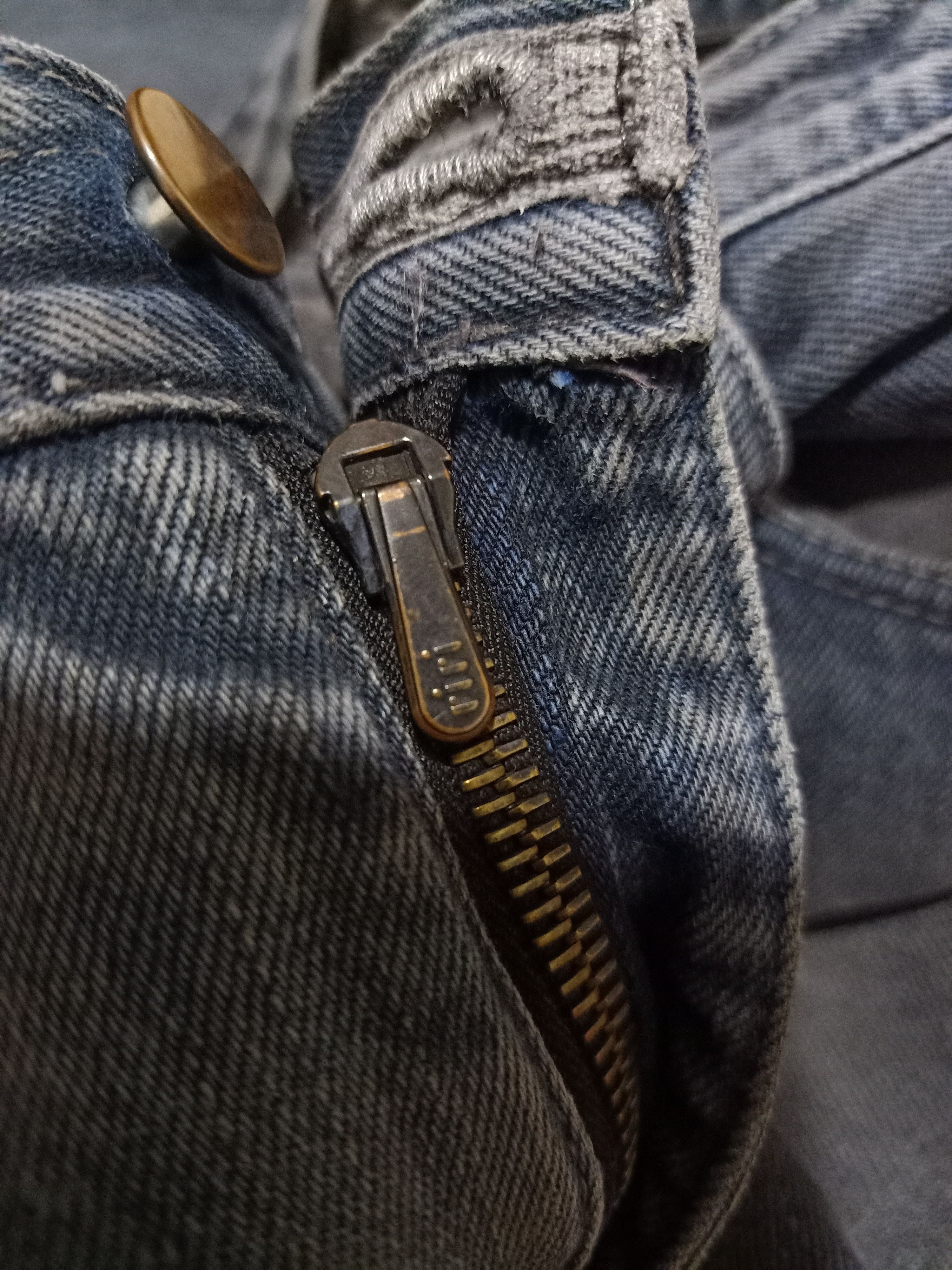 Number (N)ine NUMBER NINE DISTRESSED BLACK WAX FADED DENIM. Size US 31 - 12 Thumbnail